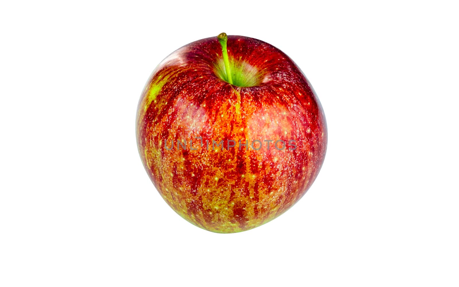 Red Fuji Apple on white background by matteocurcio