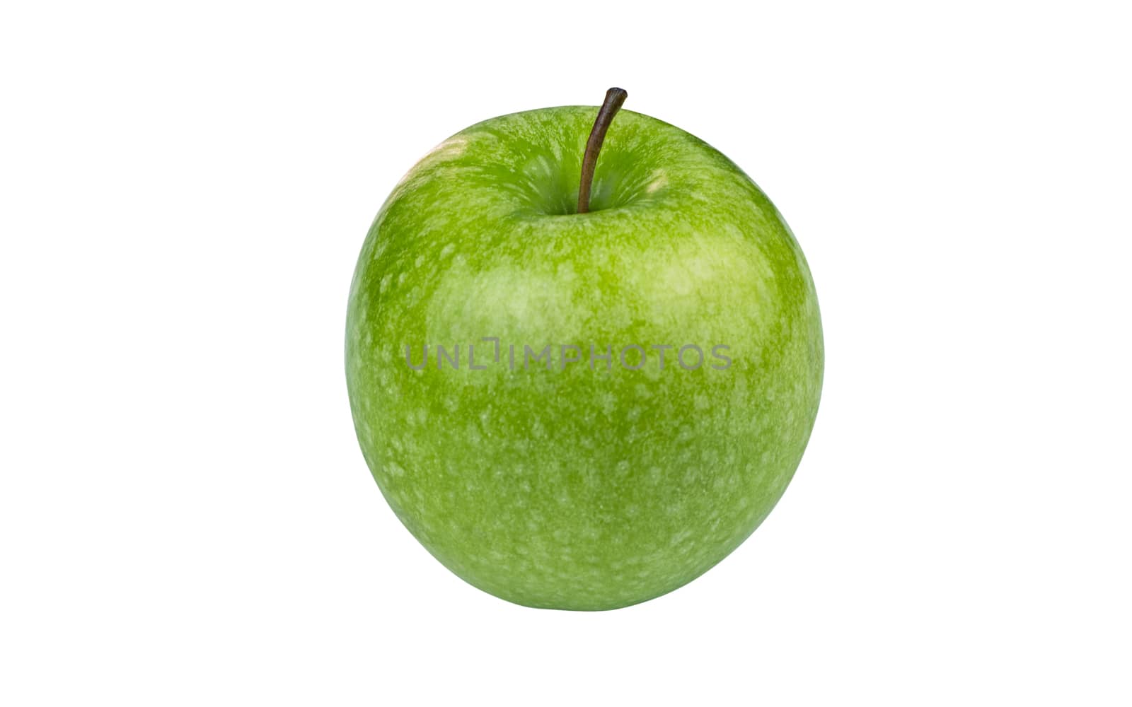 Green Granny Smith Apple on white background by matteocurcio