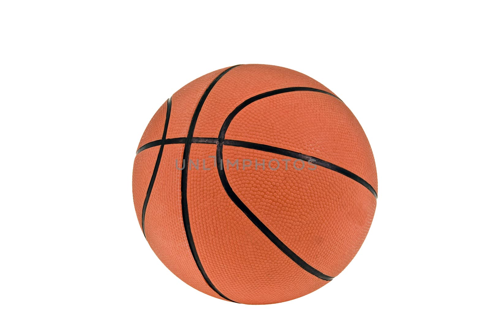 Basketball Isolated On White by stockbuster1