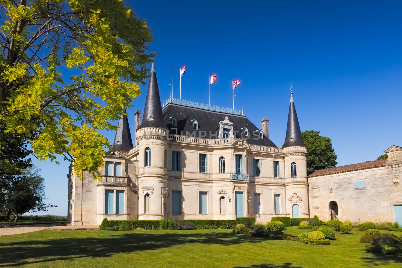 BORDEAUX, FRANCE -  MAY 2014: Chateau Palmer - one of the most f by fisfra