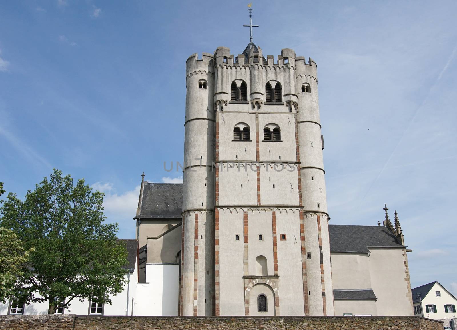 Monastery church, Münstermaifeld, Eifel, Germany