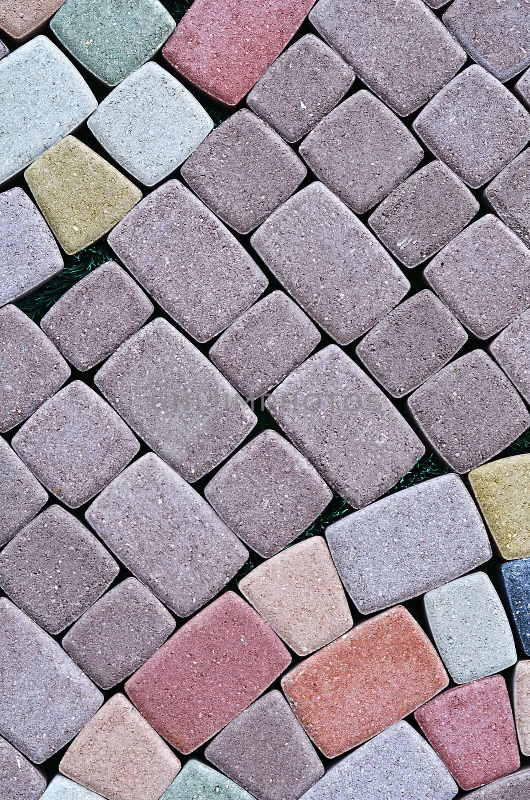 Paving slabs close up as a background