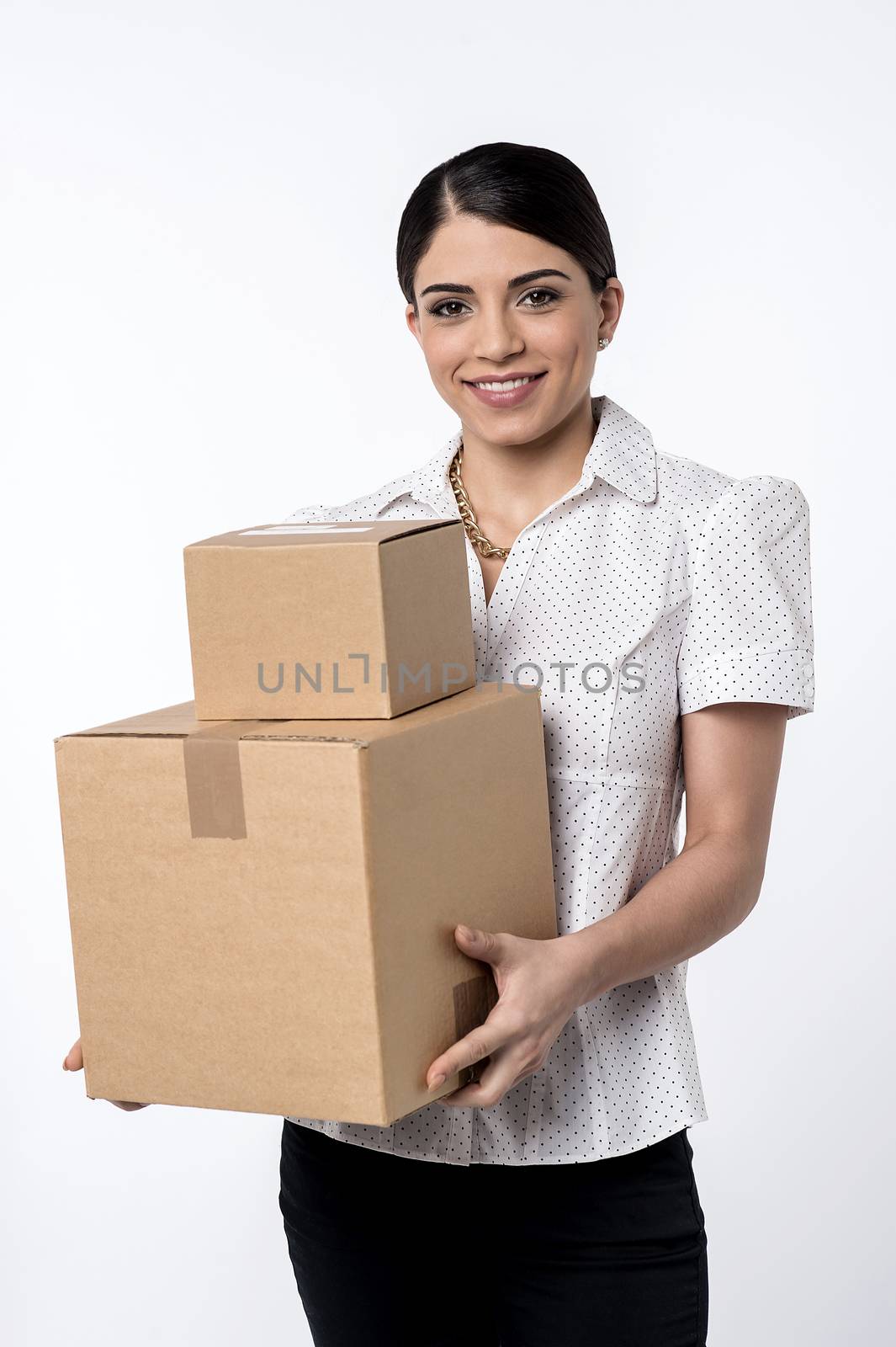I got my parcels. by stockyimages