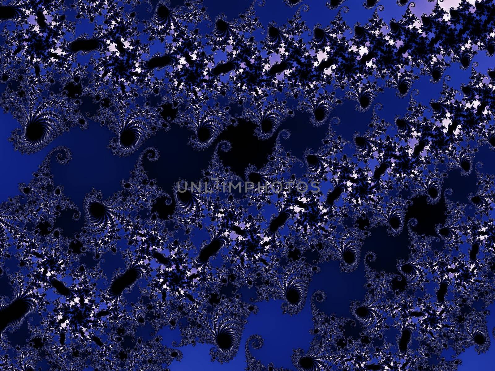 Digital computer graphic - rendering. Abstraction background with a fractal pattern in a dark colors for design.