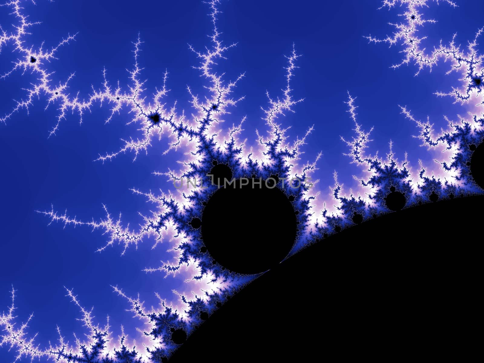 Digital computer graphic - rendering. Abstraction background with a fractal Mandelbrot for design.
