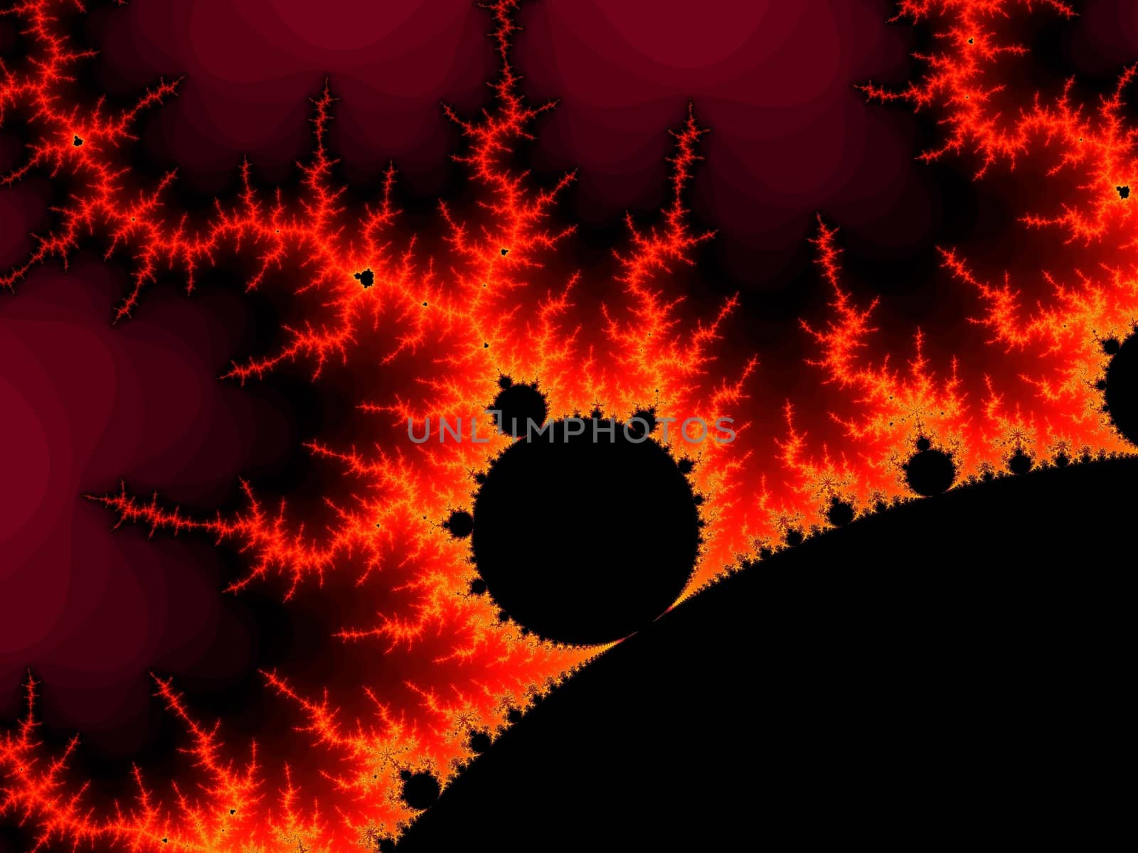 Digital computer graphic - rendering. Abstraction background with a fractal Mandelbrot for design.