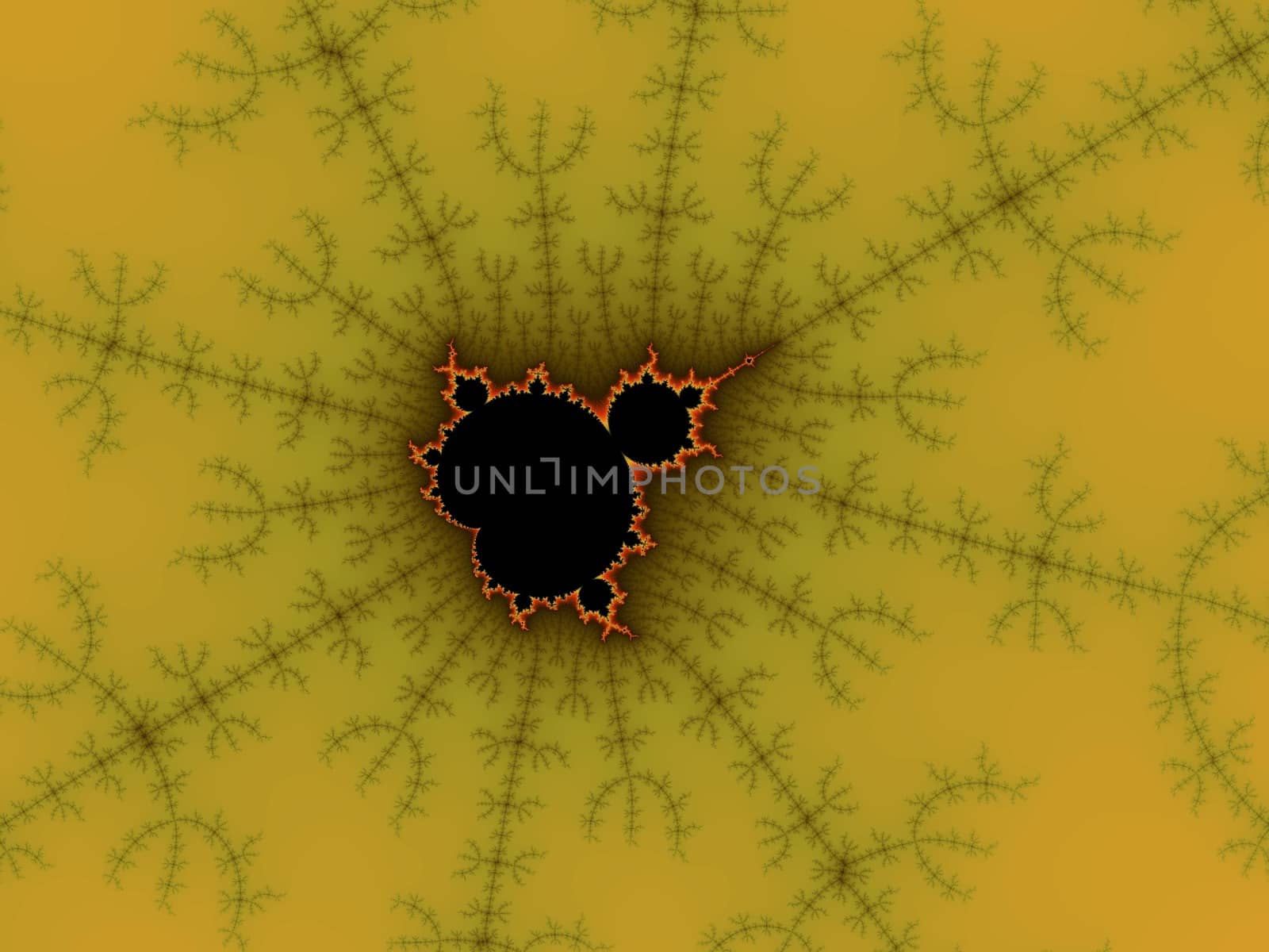 Digital computer graphic - rendering. Abstraction background with a fractal Mandelbrot for design.