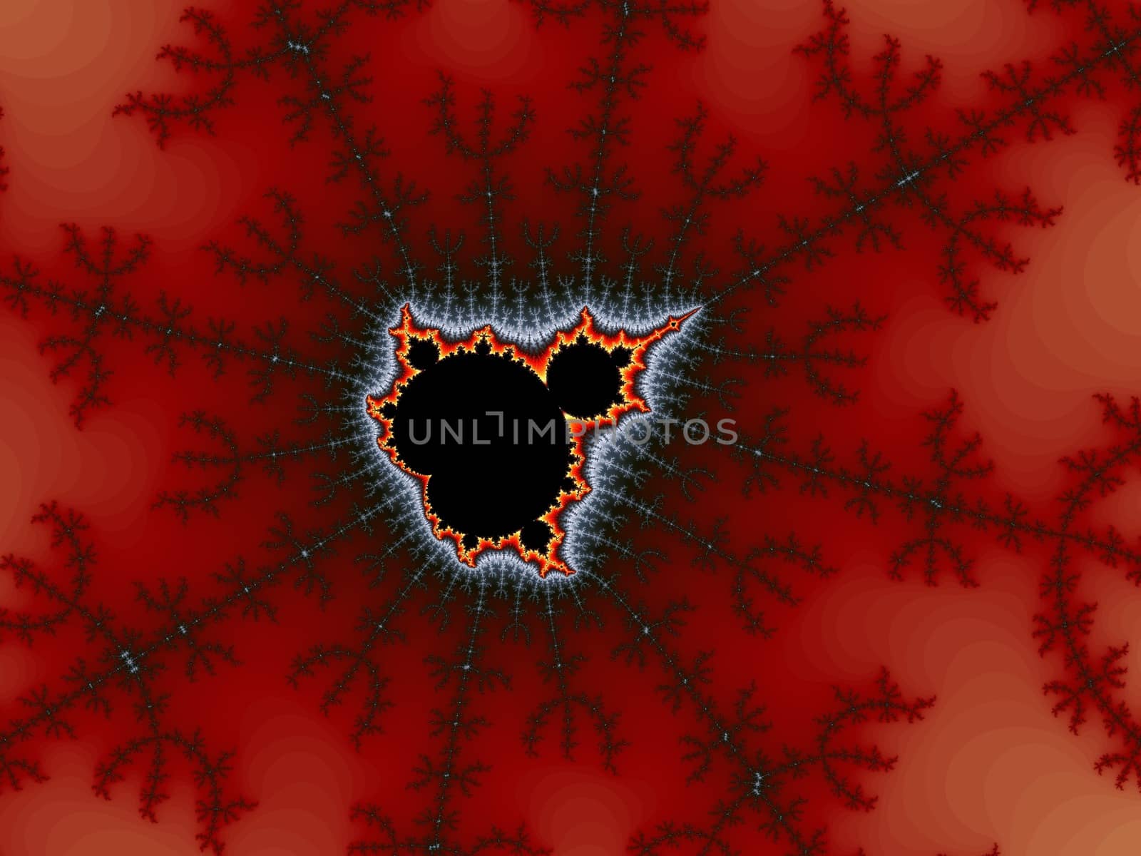 Digital computer graphic - rendering. Abstraction background with a fractal Mandelbrot for design.