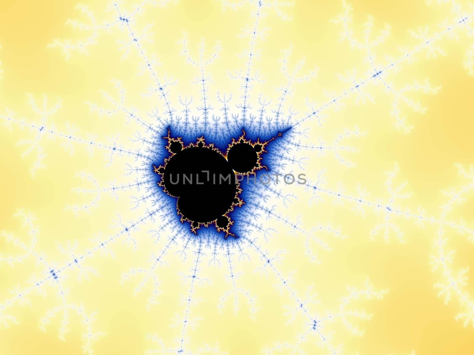 Digital computer graphic - rendering. Abstraction background with a fractal Mandelbrot for design.