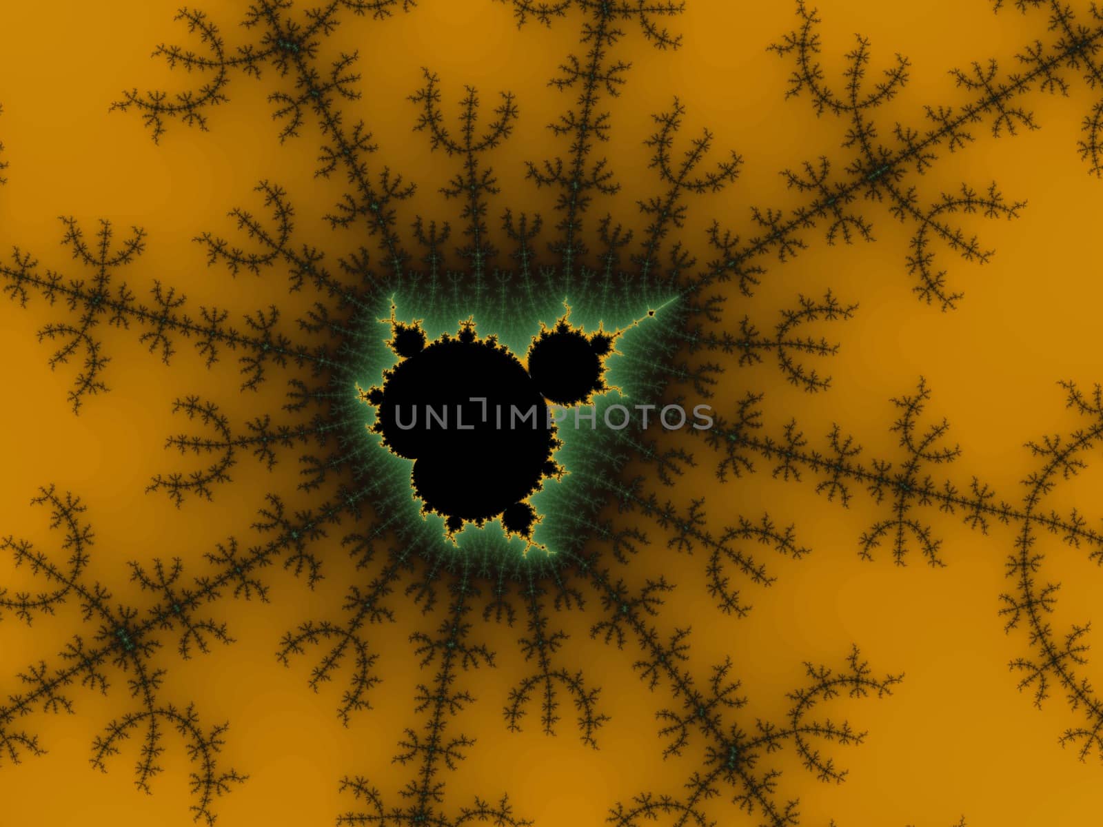 Digital computer graphic - rendering. Abstraction background with a fractal Mandelbrot for design.