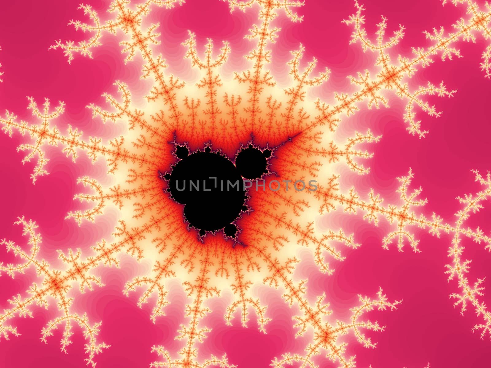 Digital computer graphic - rendering. Abstraction background with a fractal Mandelbrot for design.