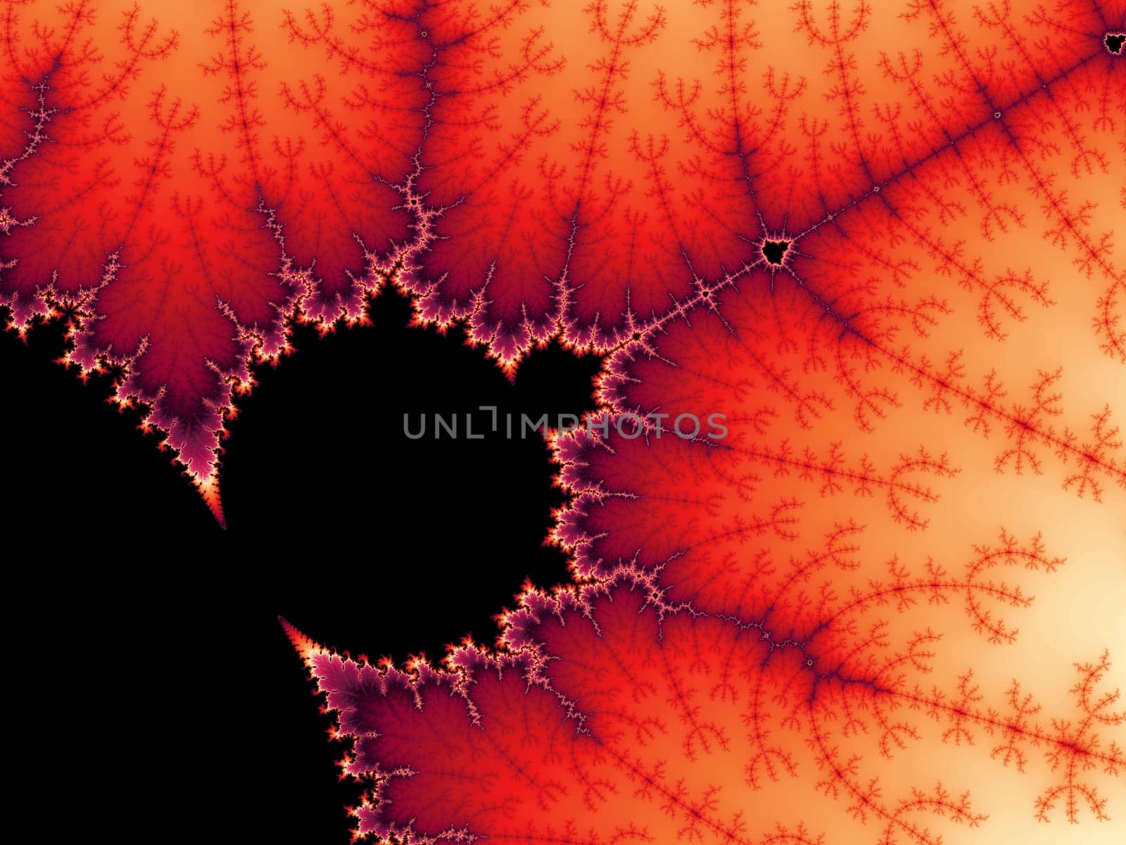 Digital computer graphic - rendering. Abstraction background with a fractal Mandelbrot for design.