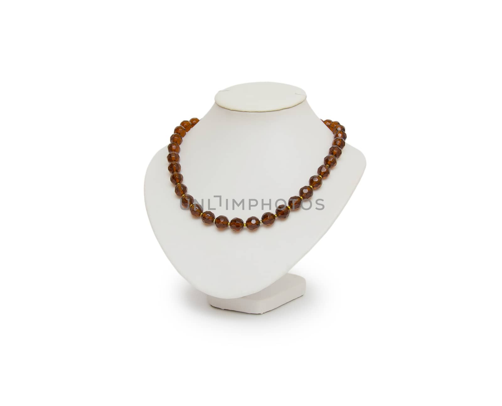 Necklace isolated on the white by cocoo