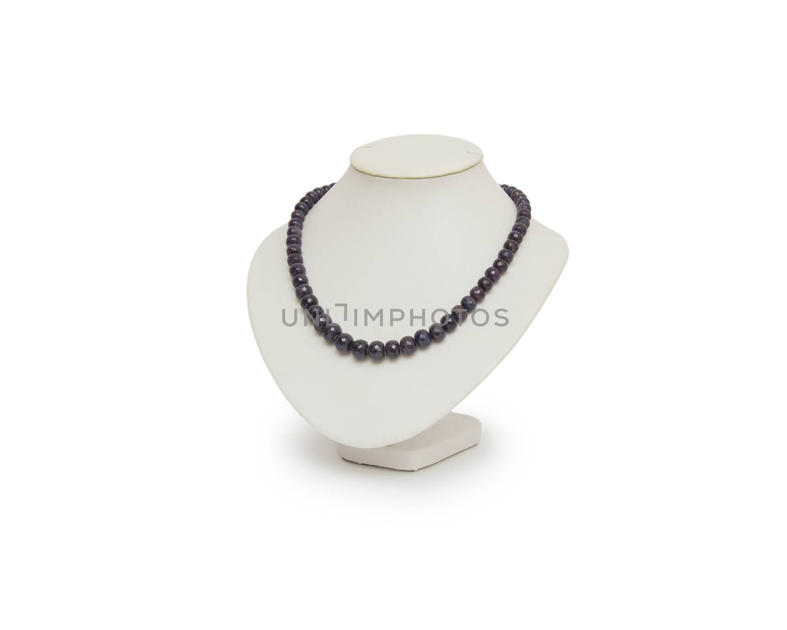 Necklace isolated on the white