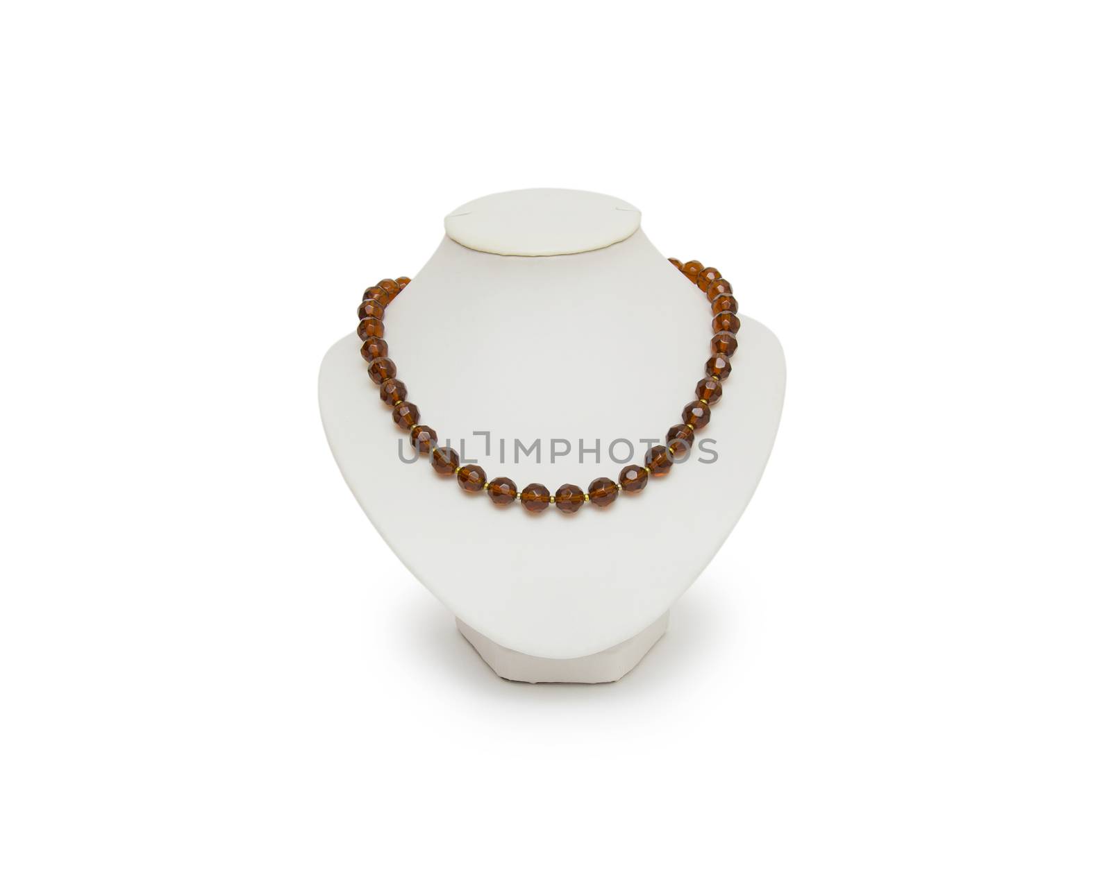 Necklace isolated on the white by cocoo