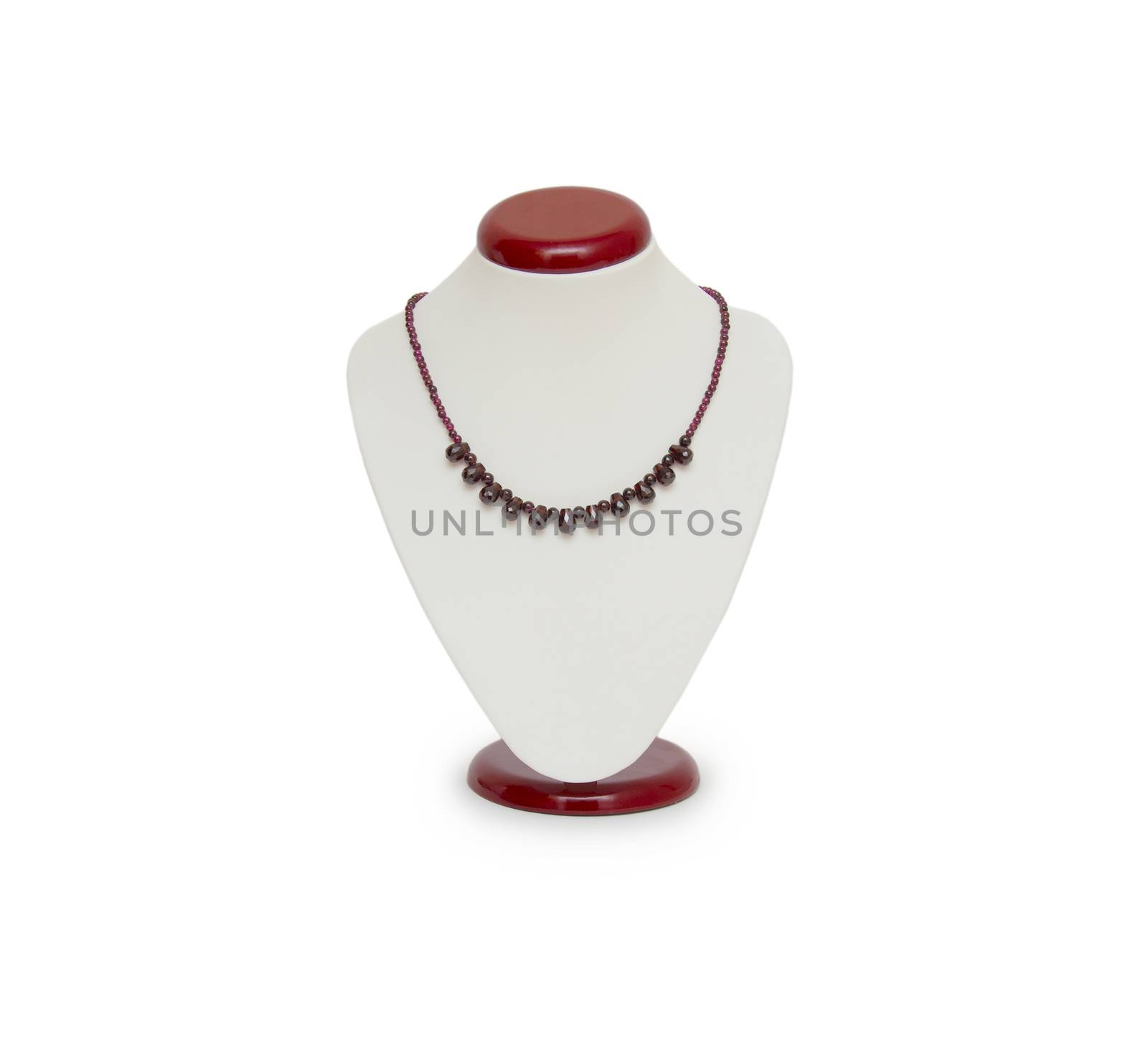 Necklace isolated on the white by cocoo