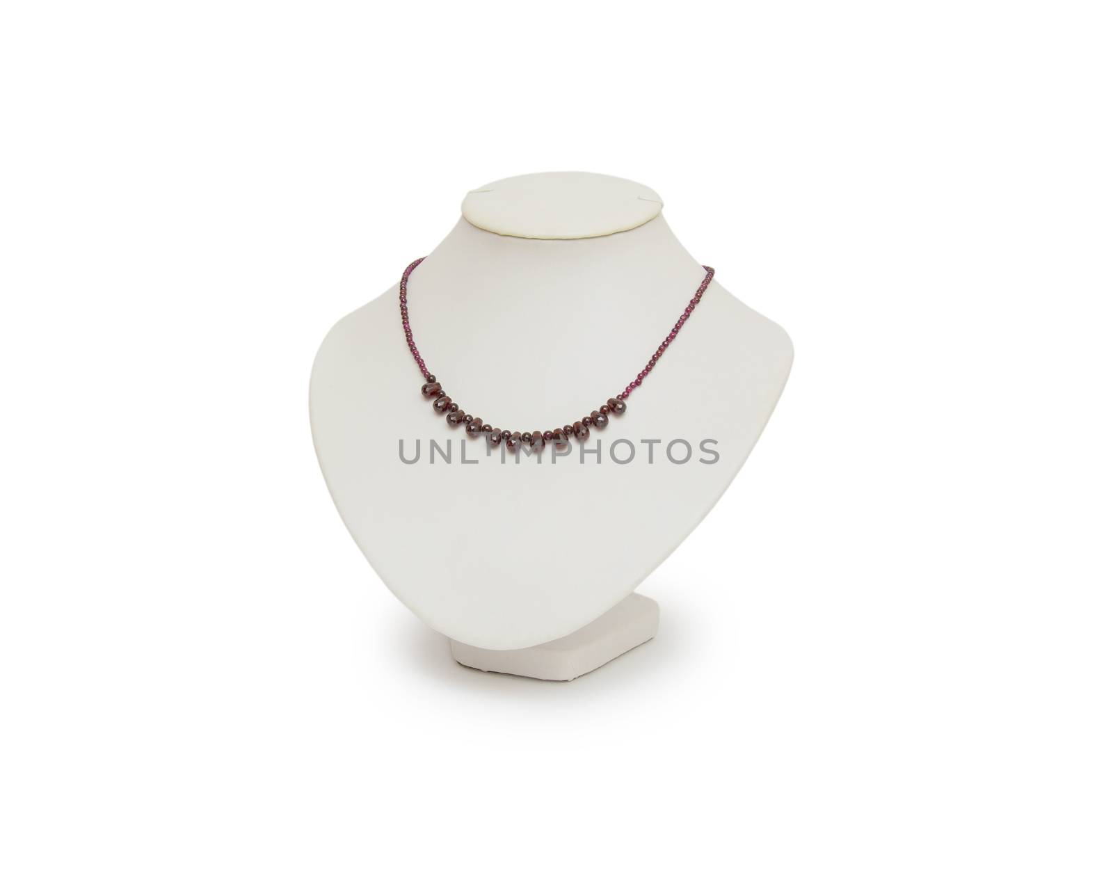 Necklace isolated on the white by cocoo