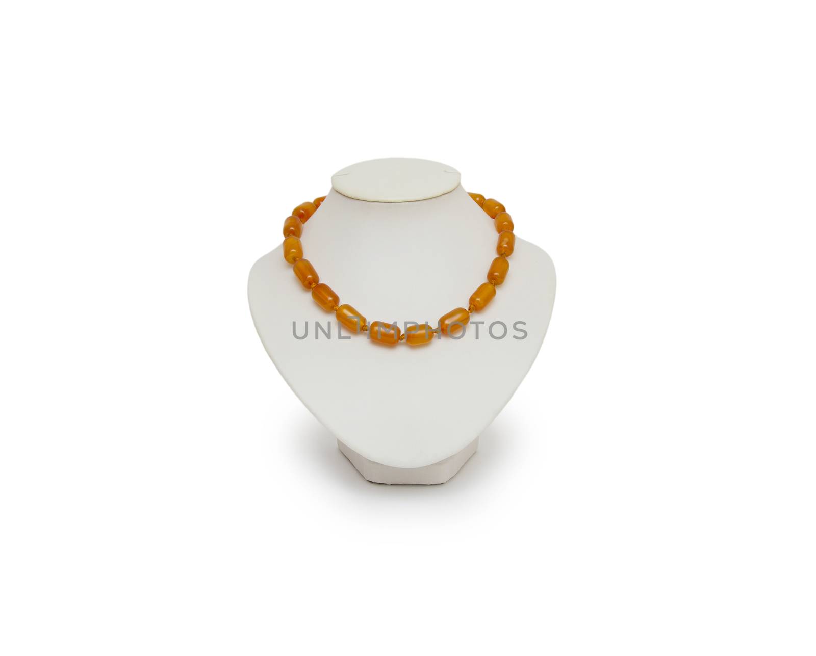 Necklace isolated on the white by cocoo