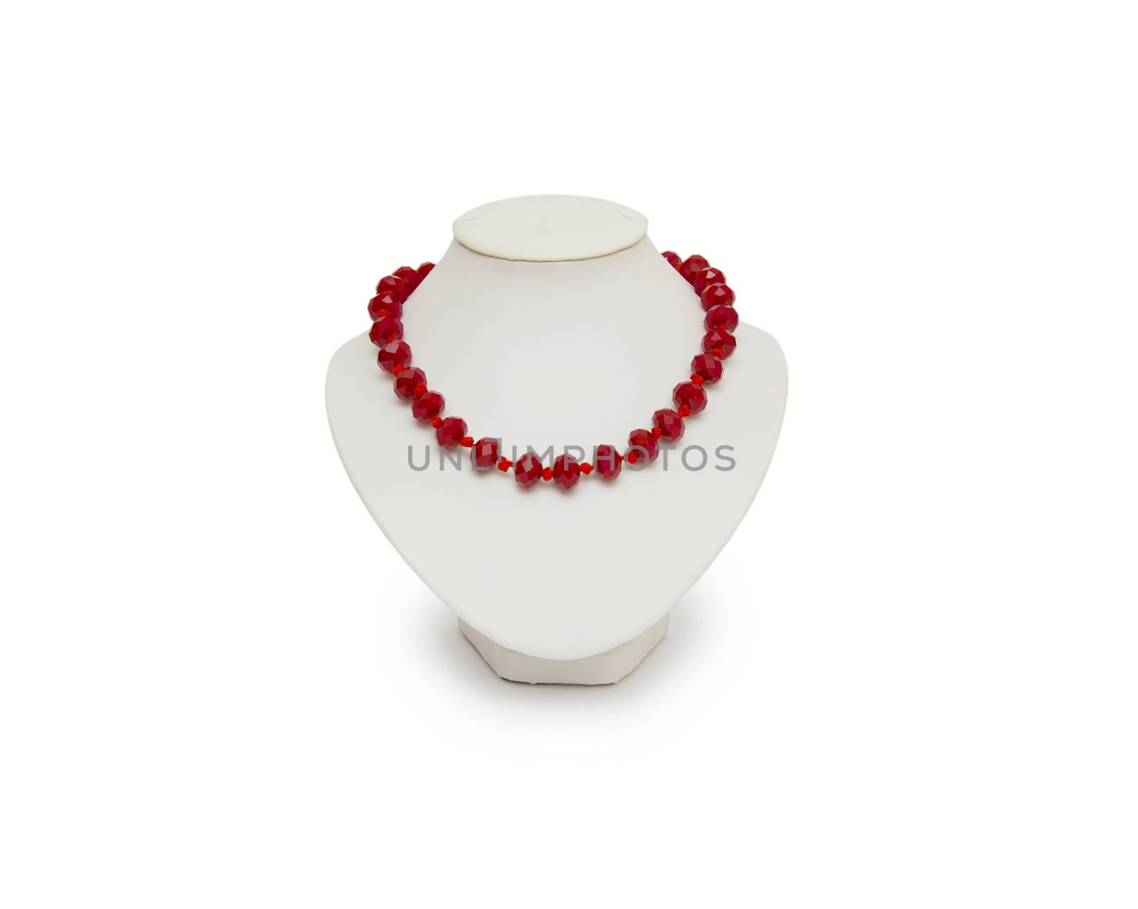 Necklace isolated on the white by cocoo