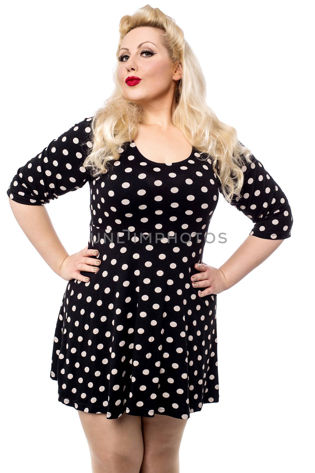 How is my polka dots dress ? by stockyimages