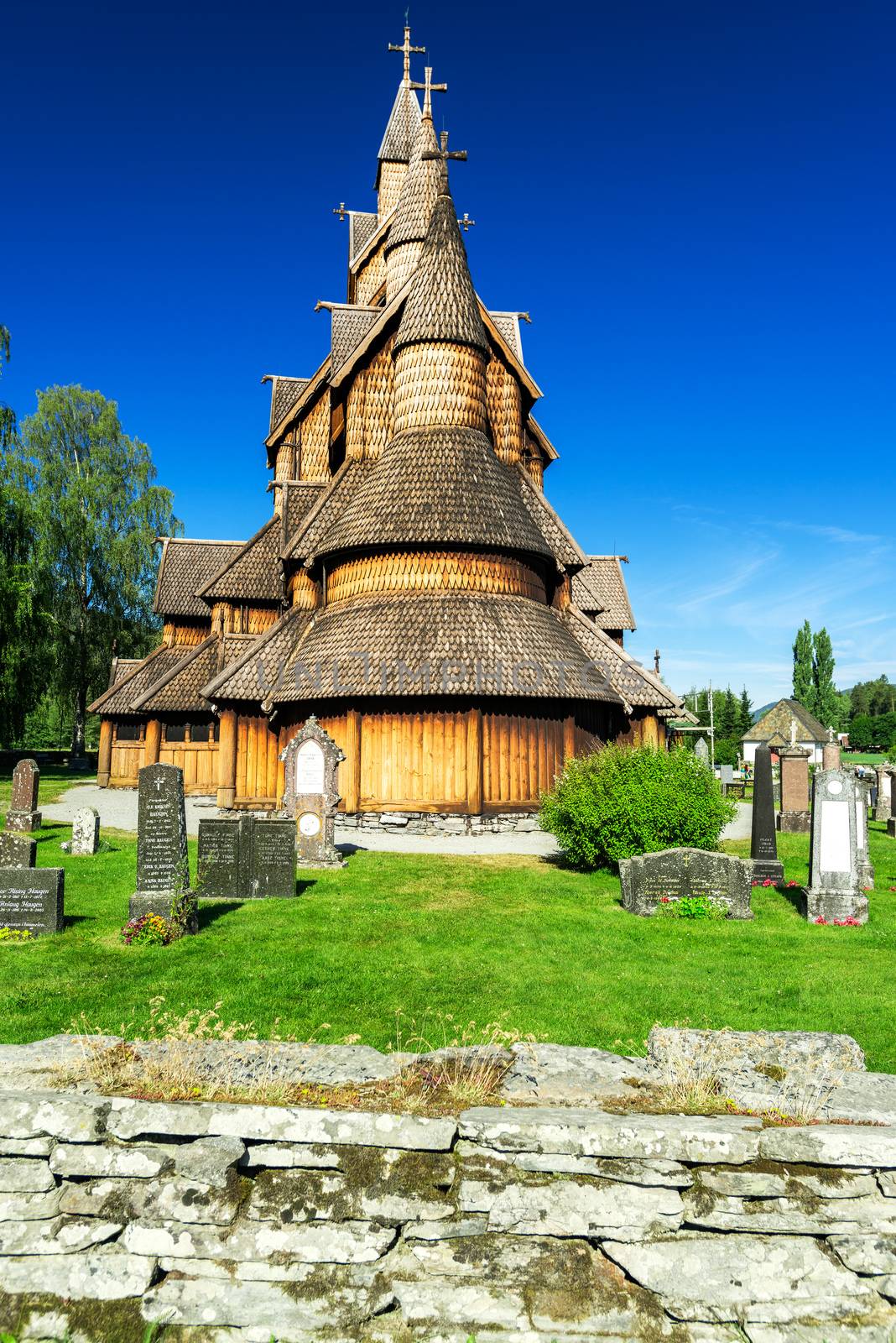 Stave Church at Heddal by Nanisimova