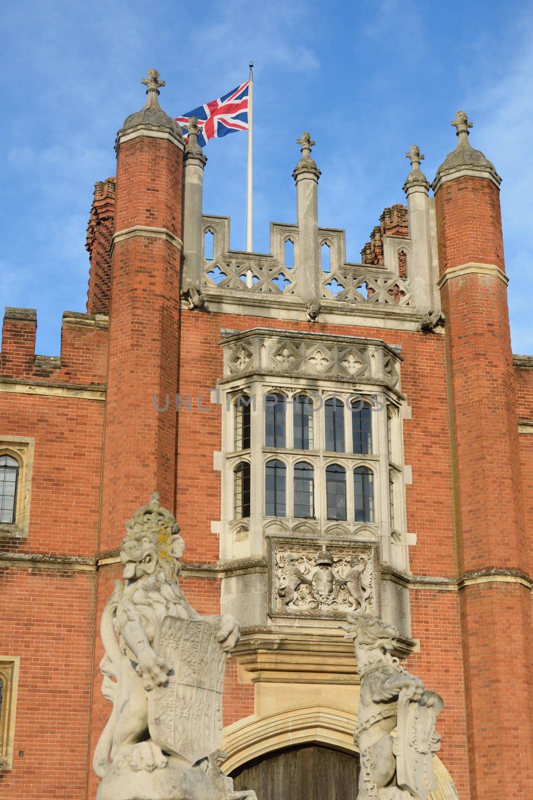 Hampton Court Palace in Portrait aspect