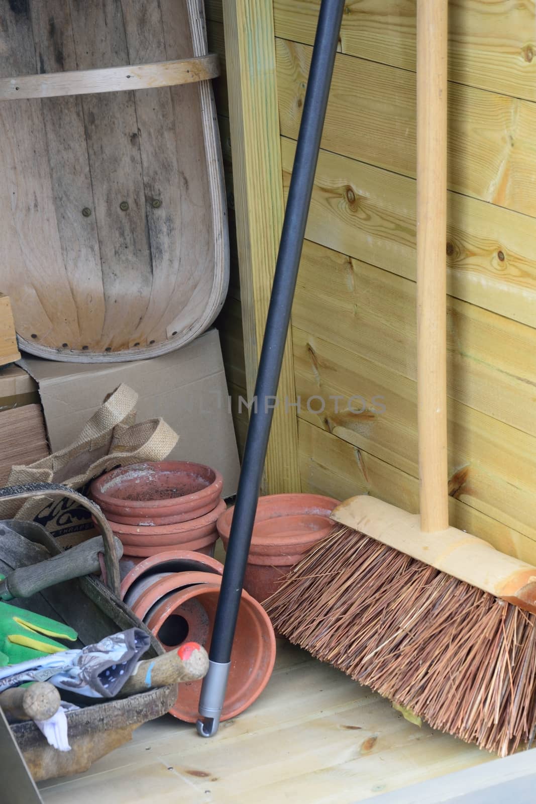 Gardening Tools in shed by pauws99