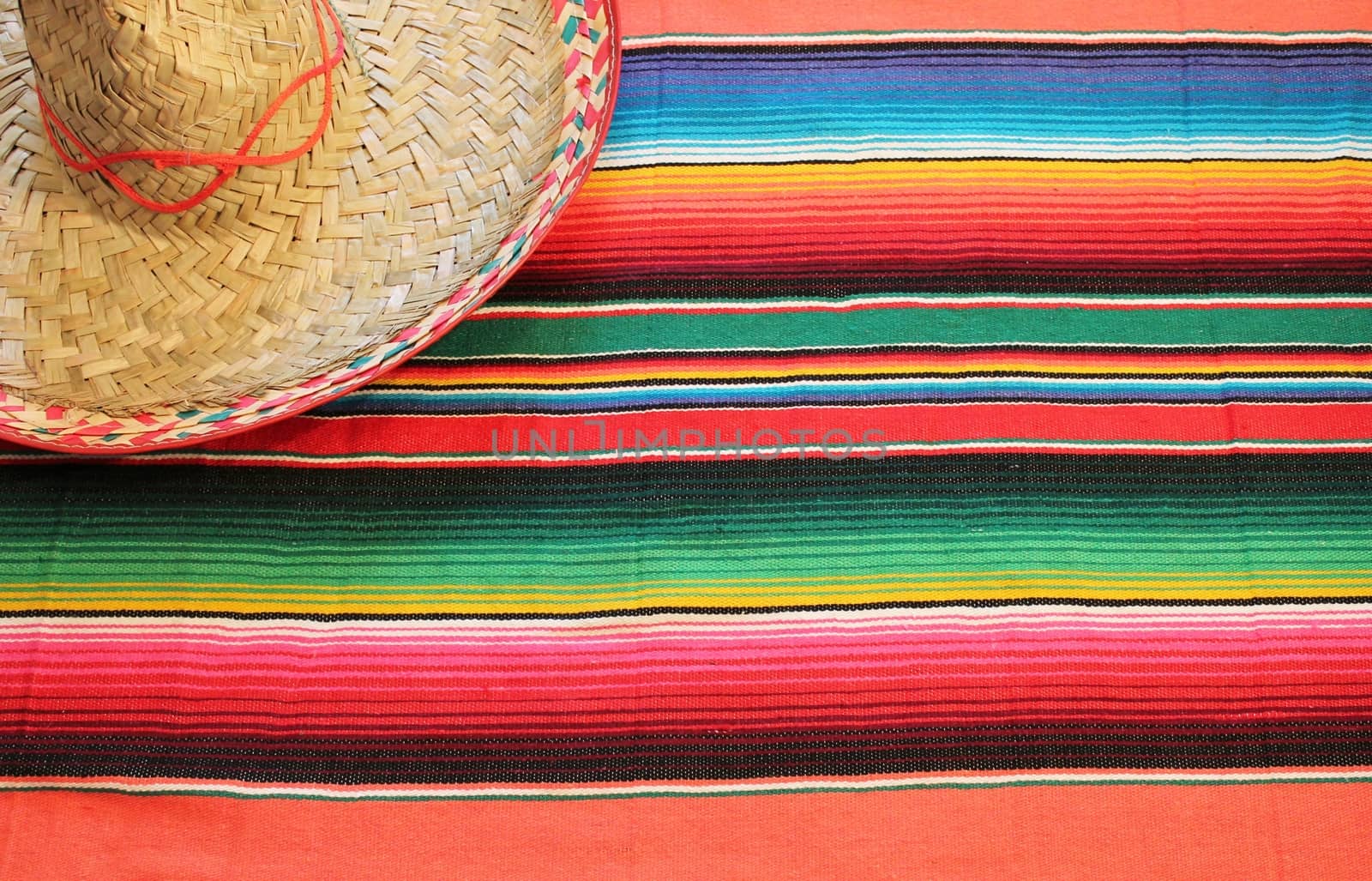 Mexico Poncho Serape sombrero Background by cheekylorns