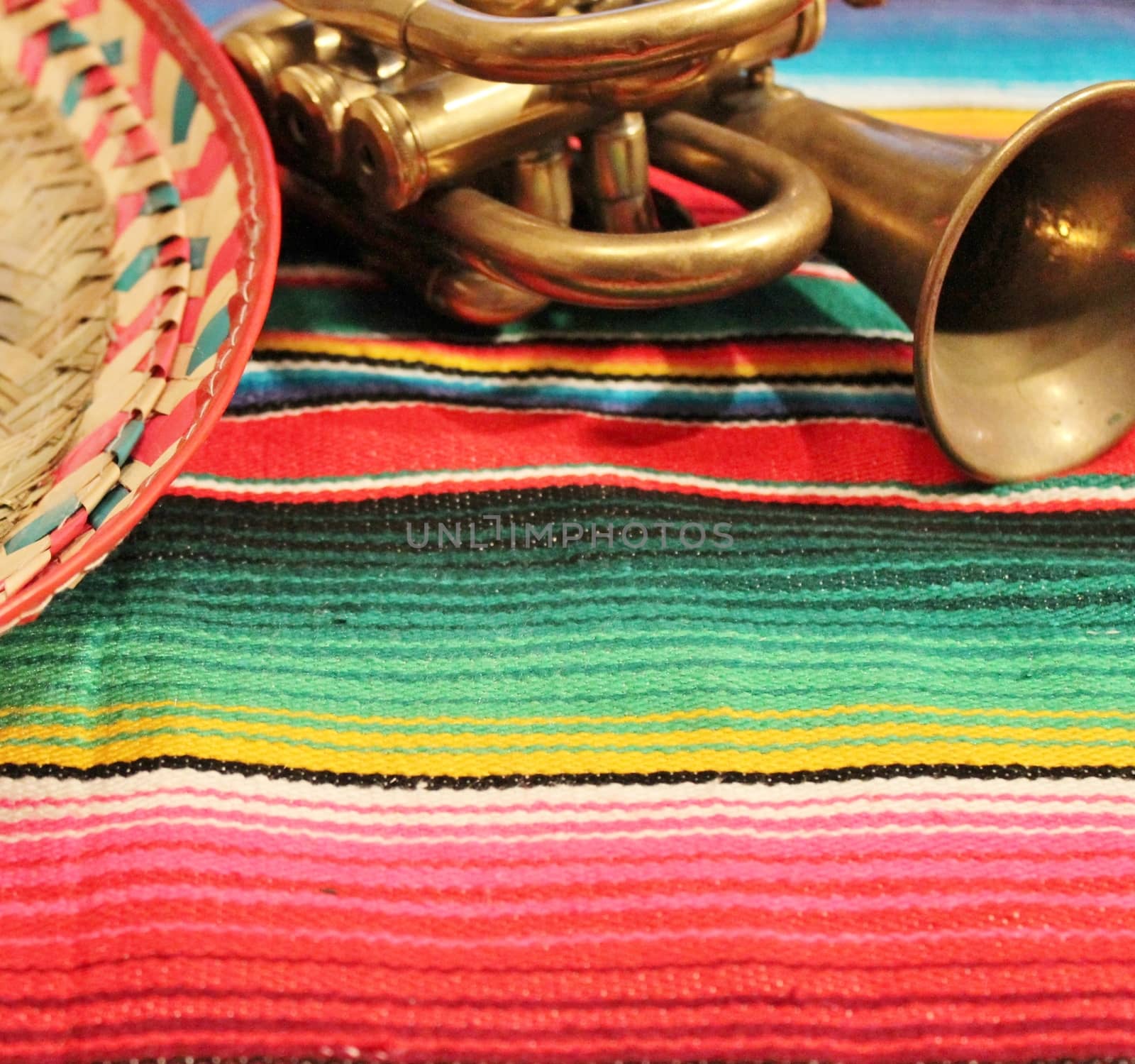 Mexico Poncho Serape frame Background by cheekylorns