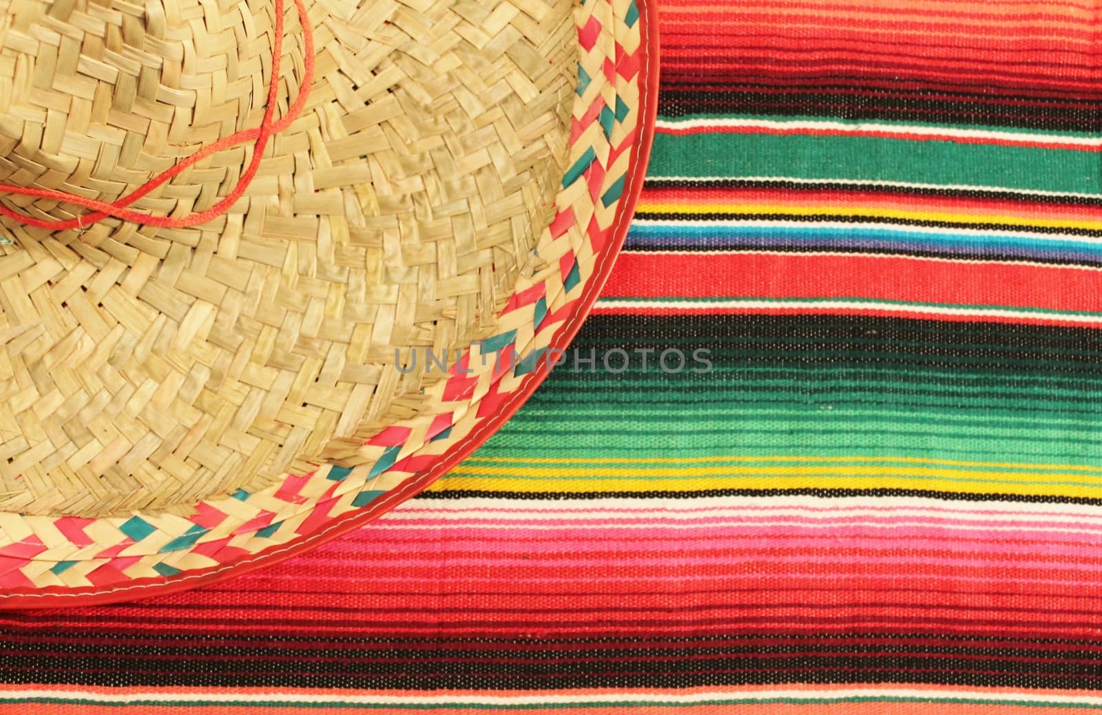 Mexico Poncho Serape sombrero Background by cheekylorns