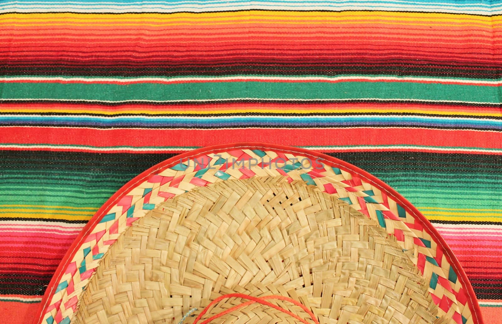 Mexico Poncho Serape sombrero Background by cheekylorns
