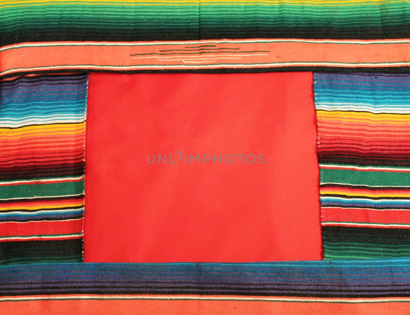 Mexico Poncho Serape frame Background by cheekylorns