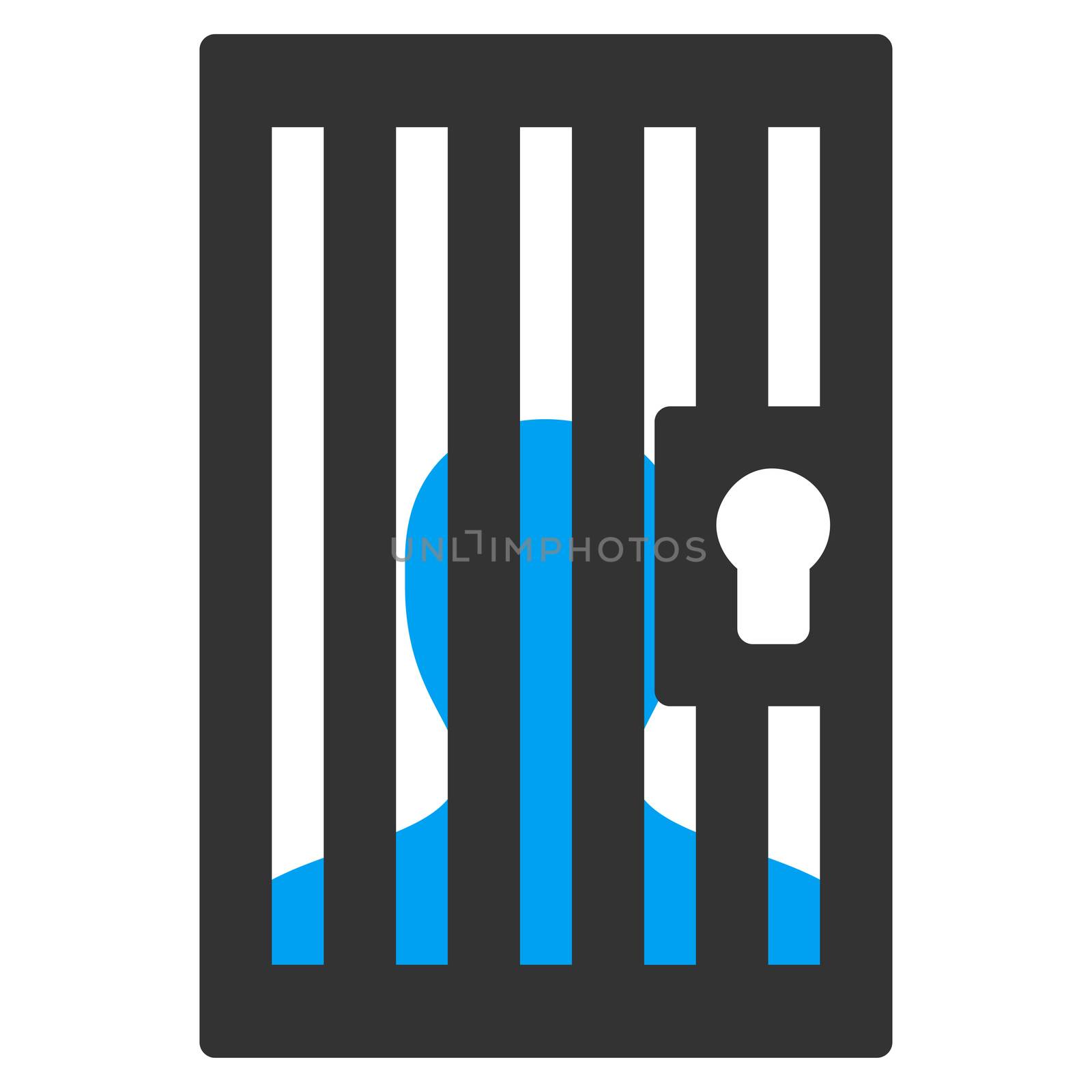 Prison icon from Business Bicolor Set by ahasoft