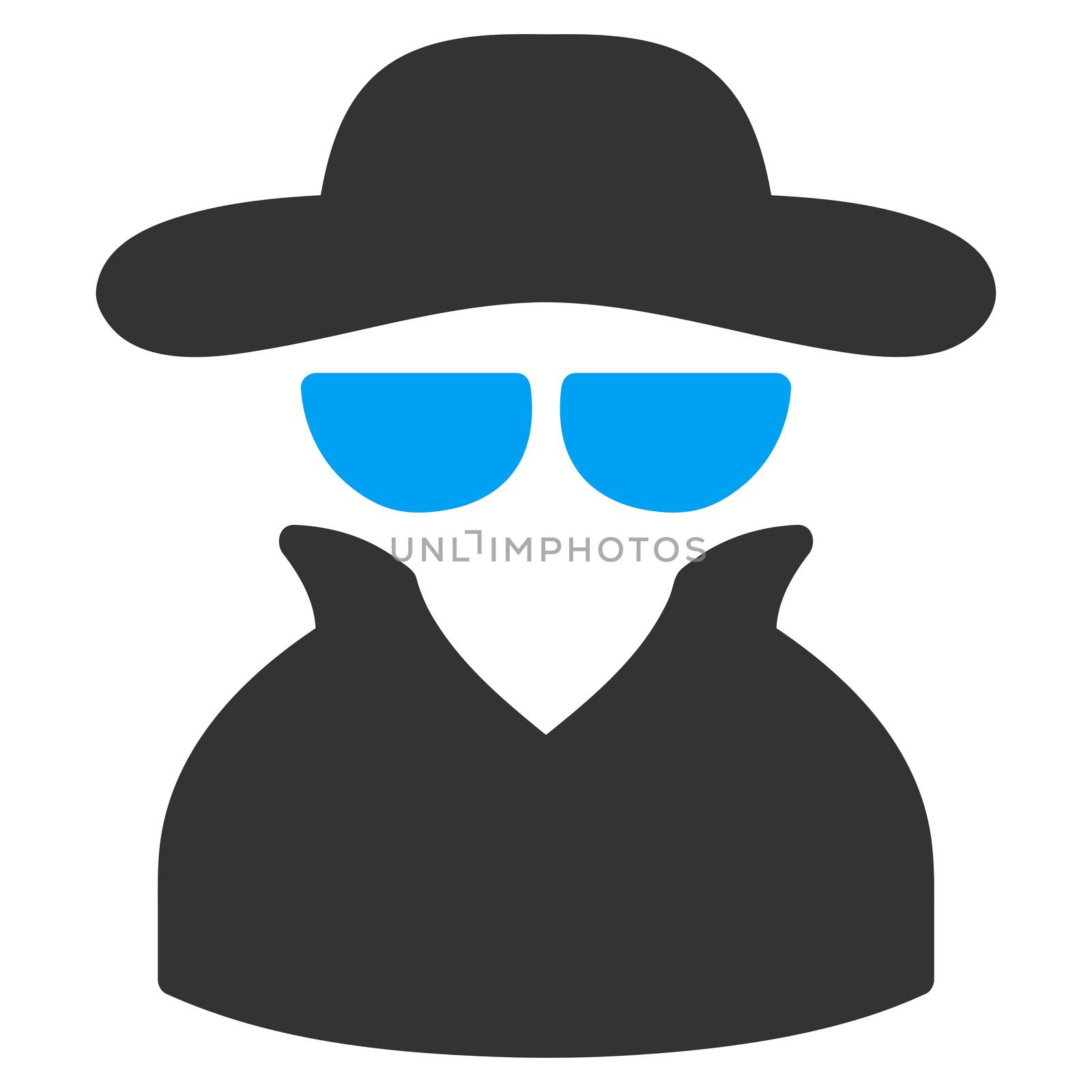 Spy icon from Business Bicolor Set by ahasoft