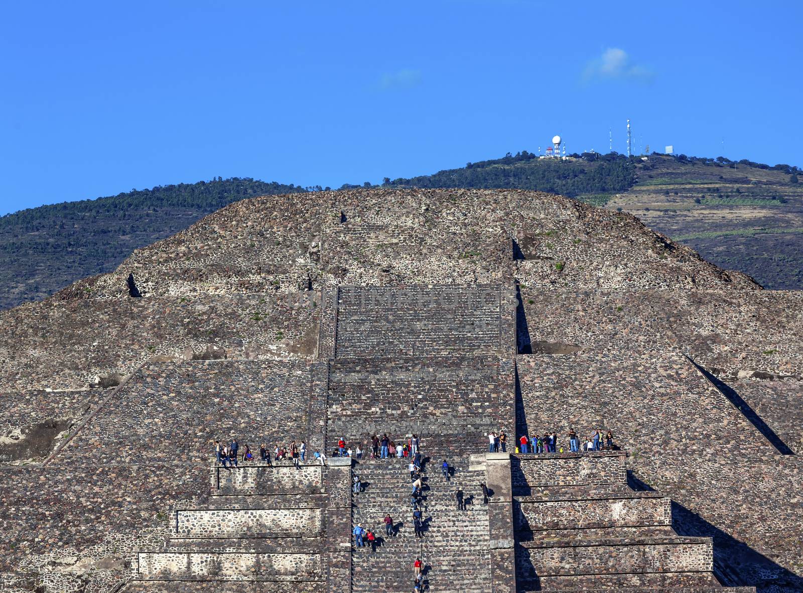 Temple of Moon Pyramid Teotihuacan Mexico City Mexico by bill_perry