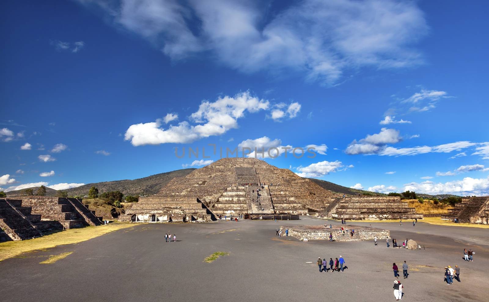 Avenue Dead Temple Moon Pyramid Teotihuacan Mexico City Mexico by bill_perry