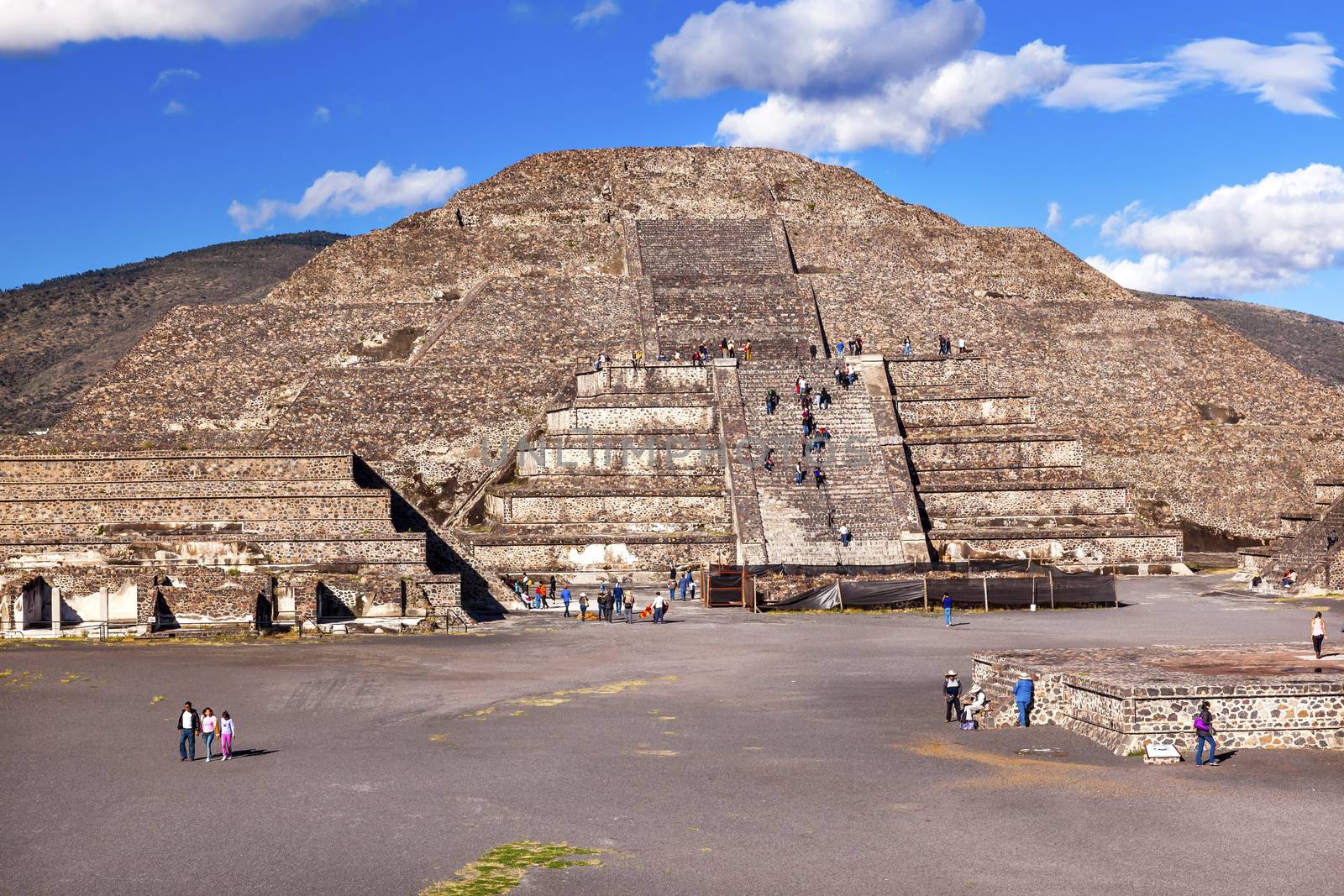 Temple of Moon Pyramid Teotihuacan Mexico City Mexico by bill_perry