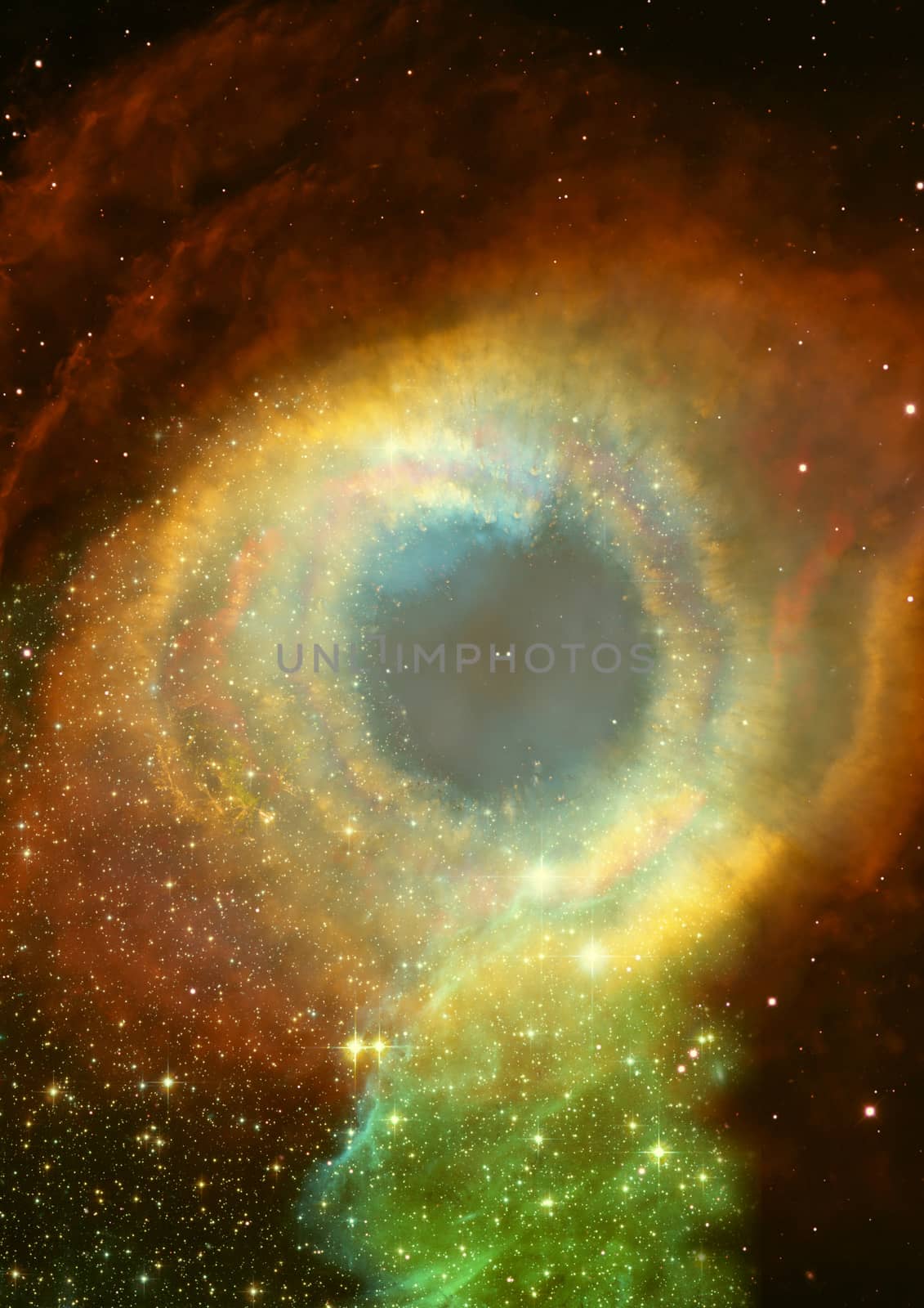 Star field in space a nebulae and a gas congestion. "Elements of this image furnished by NASA".