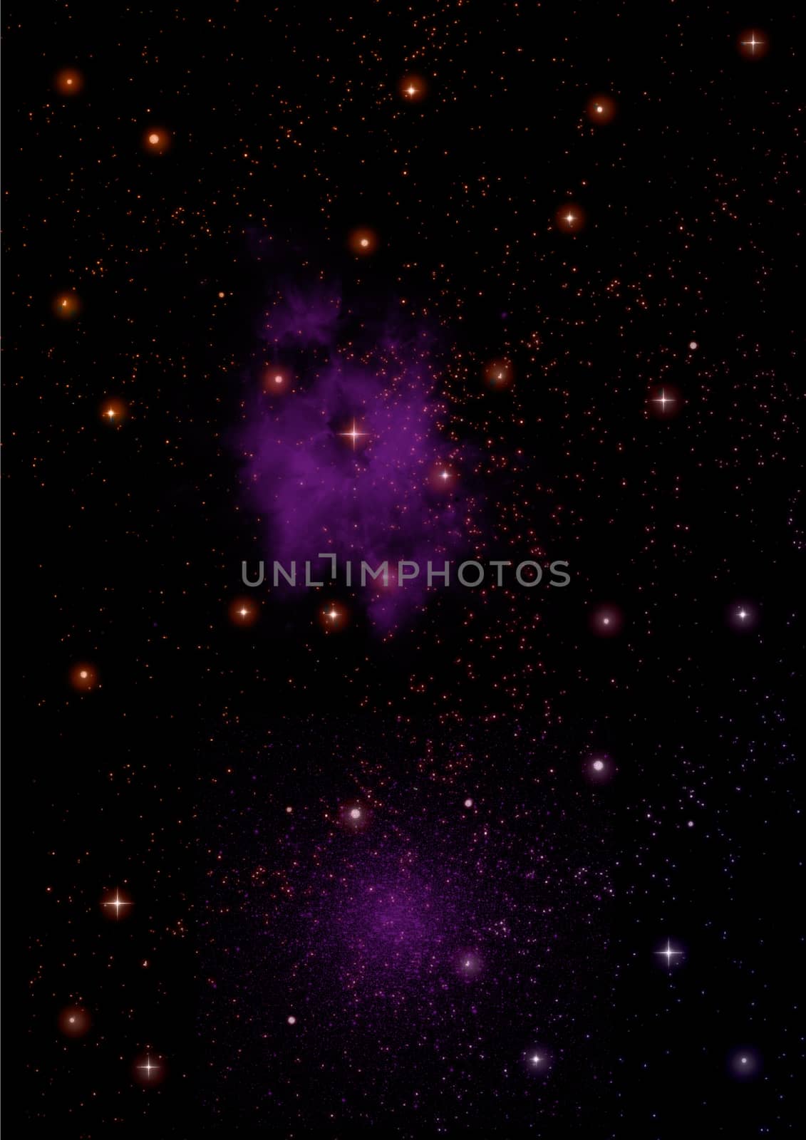 Small part of an infinite star field of space in the Universe. "Elements of this image furnished by NASA".
