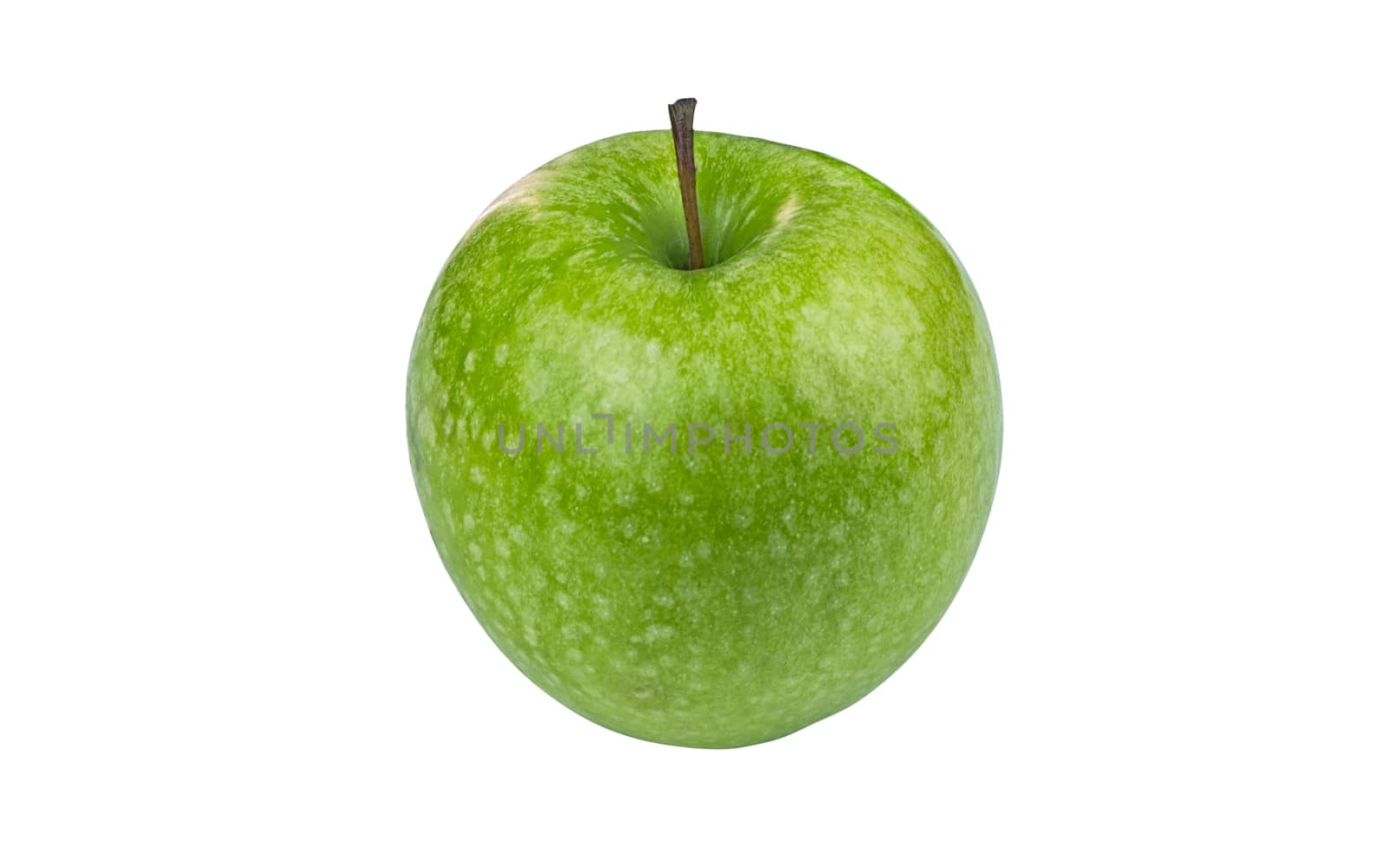 Green Granny Smith Apple on white background by matteocurcio