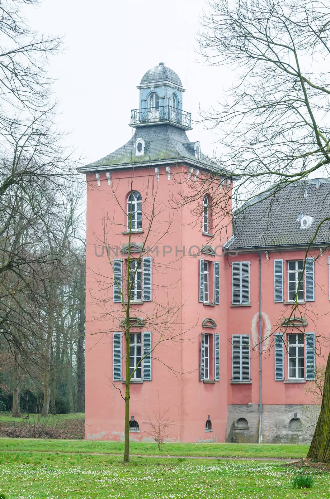  Tower of an old moated castle by JFsPic
