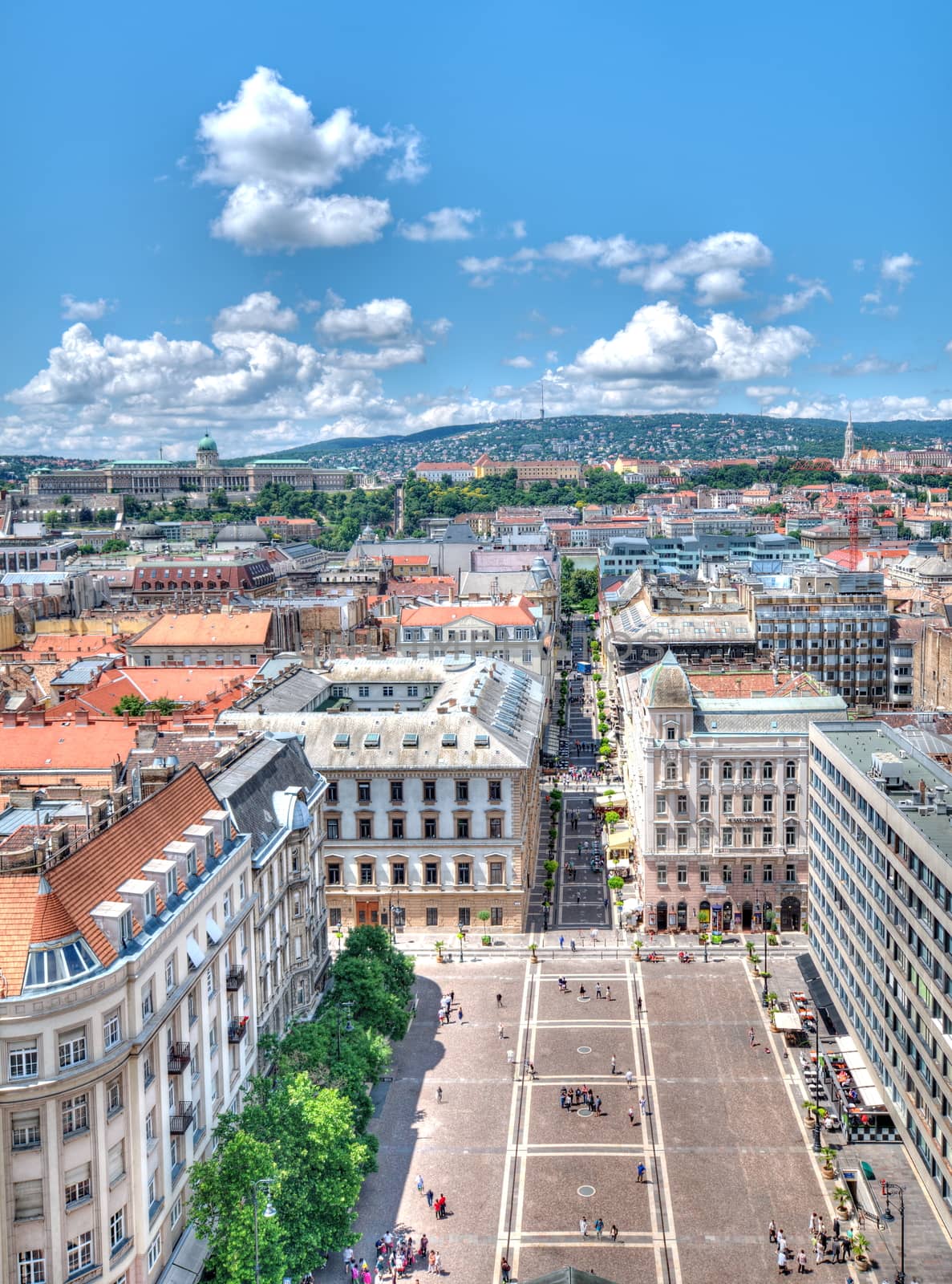 View from St. Stephan basilica, Budapest Hungary by anderm
