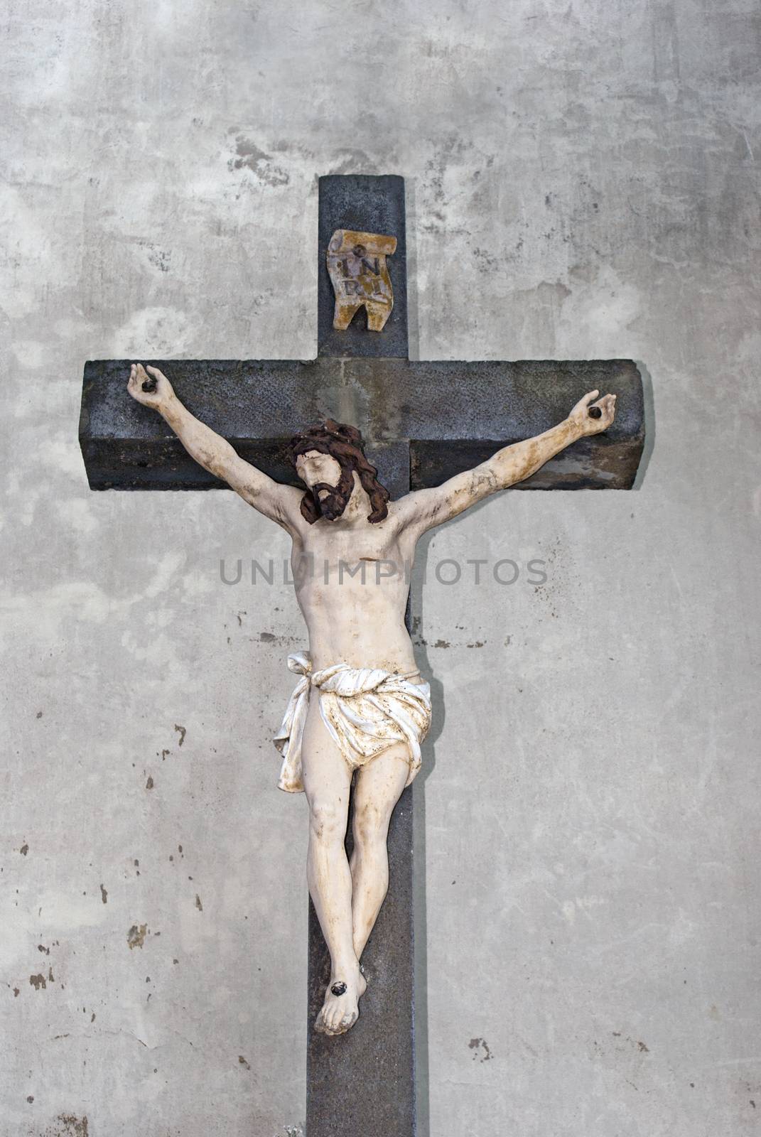 Jesus Christ on the Cross of iron by papadimitriou