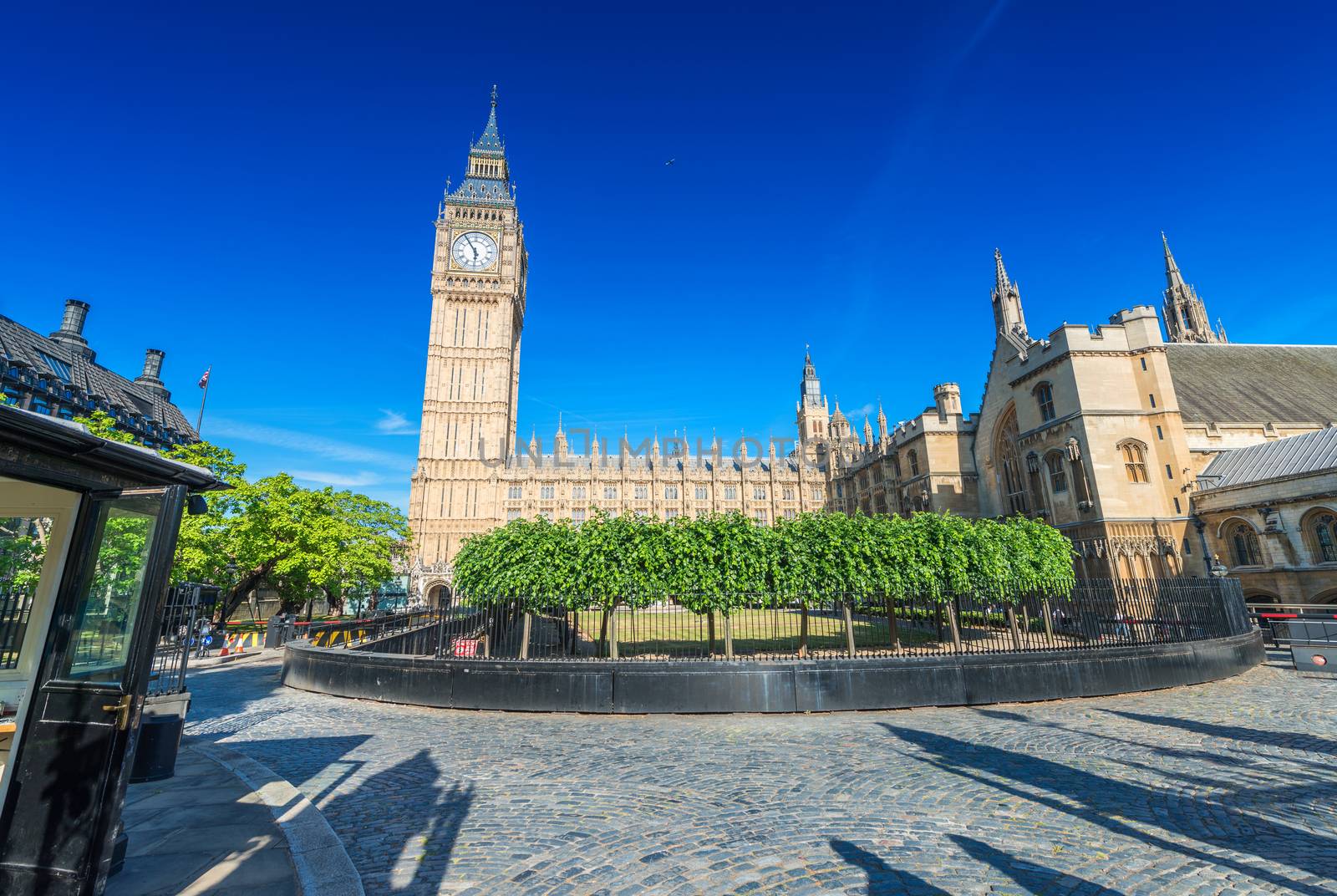 London, UK. Houses of Parliament on a beautiful summer day by jovannig