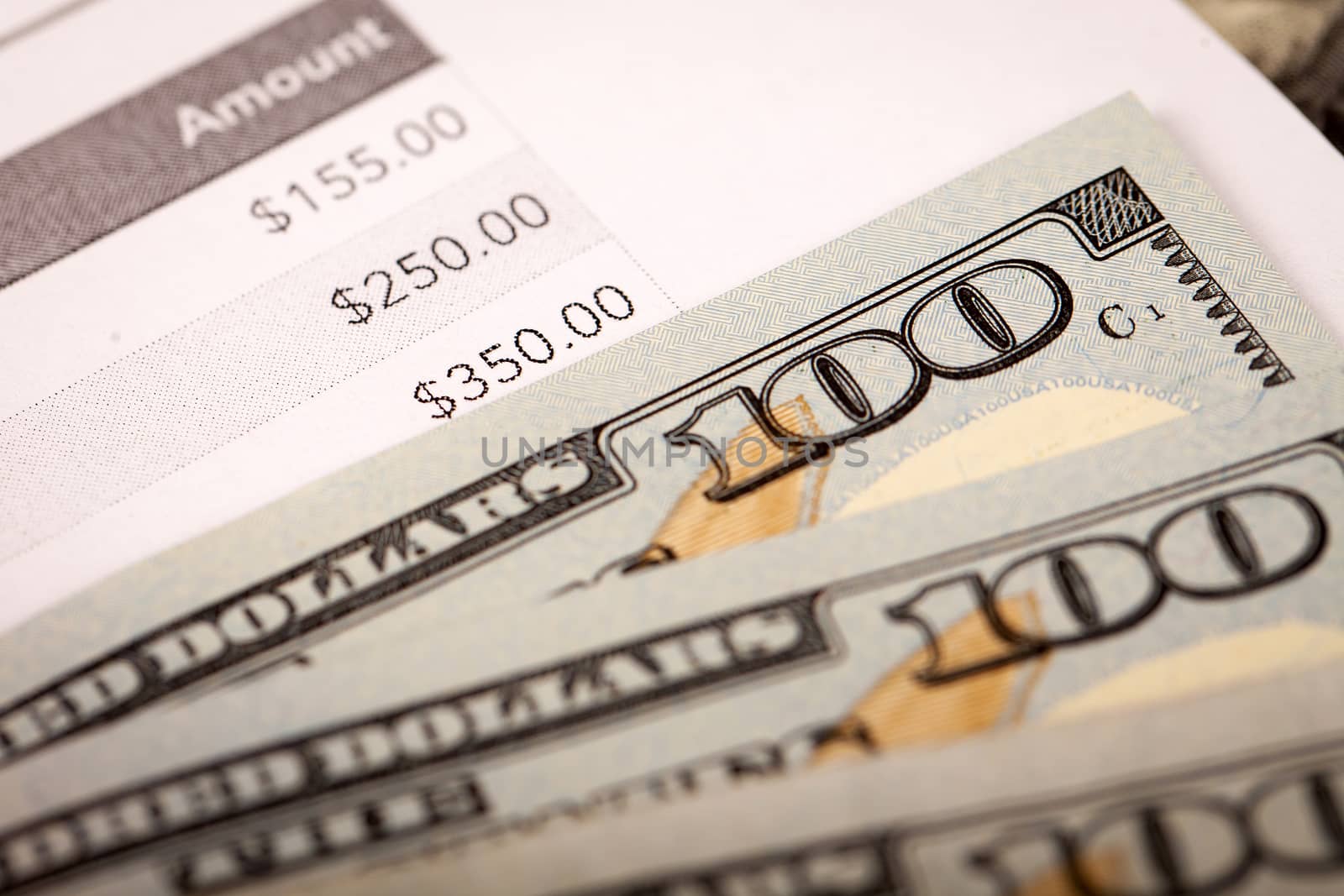 Dollar Photography: US Hundred Dollars Bill Macro