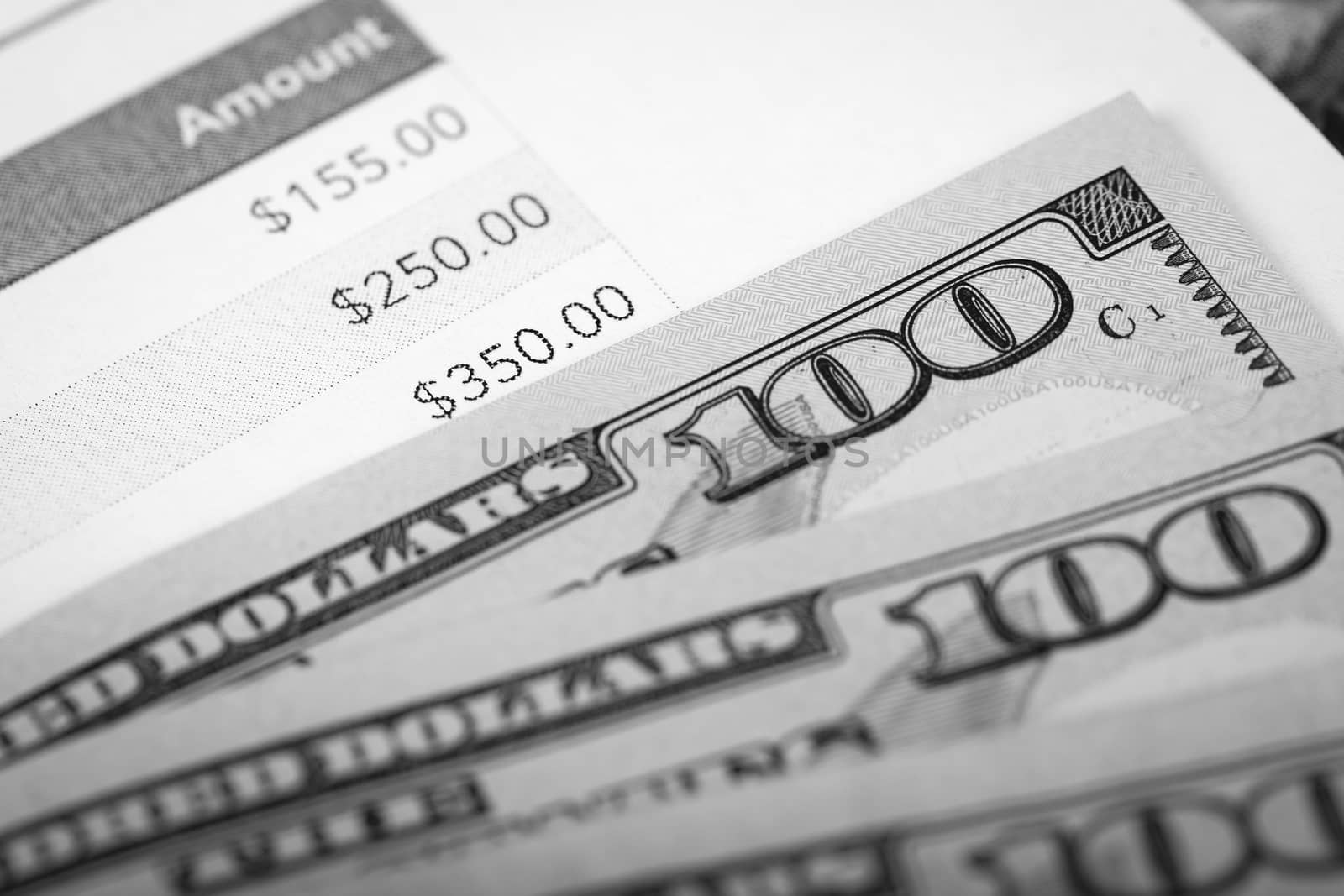 Dollar Photography: US Hundred Dollars Bill Macro