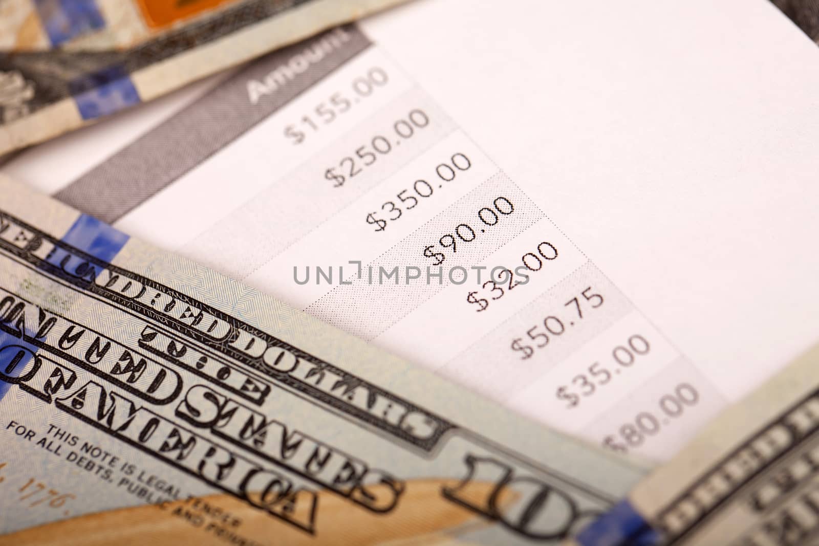 Dollar Photography: US Hundred Dollars Bill Macro