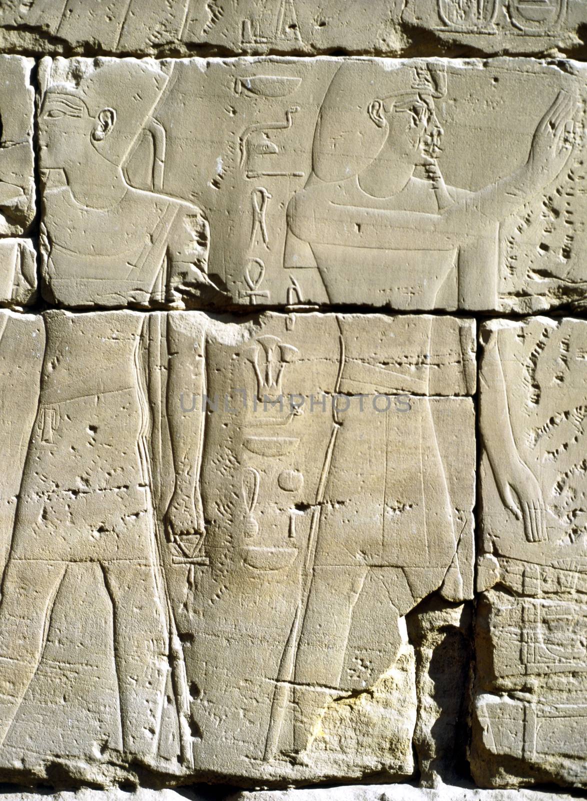 Relief in Luxor, Egypt by jol66