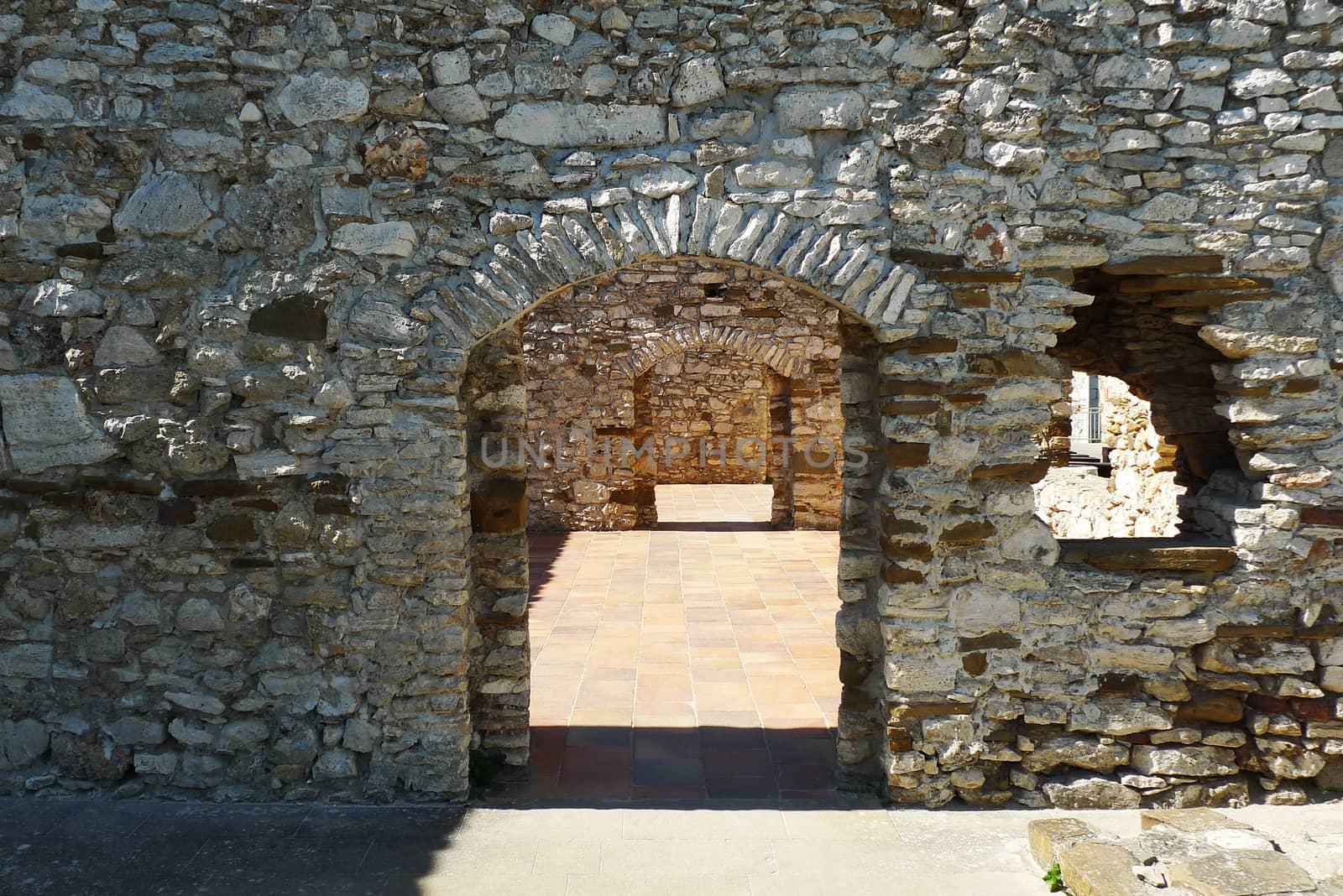 Interior of Castle Spis in Slovakia