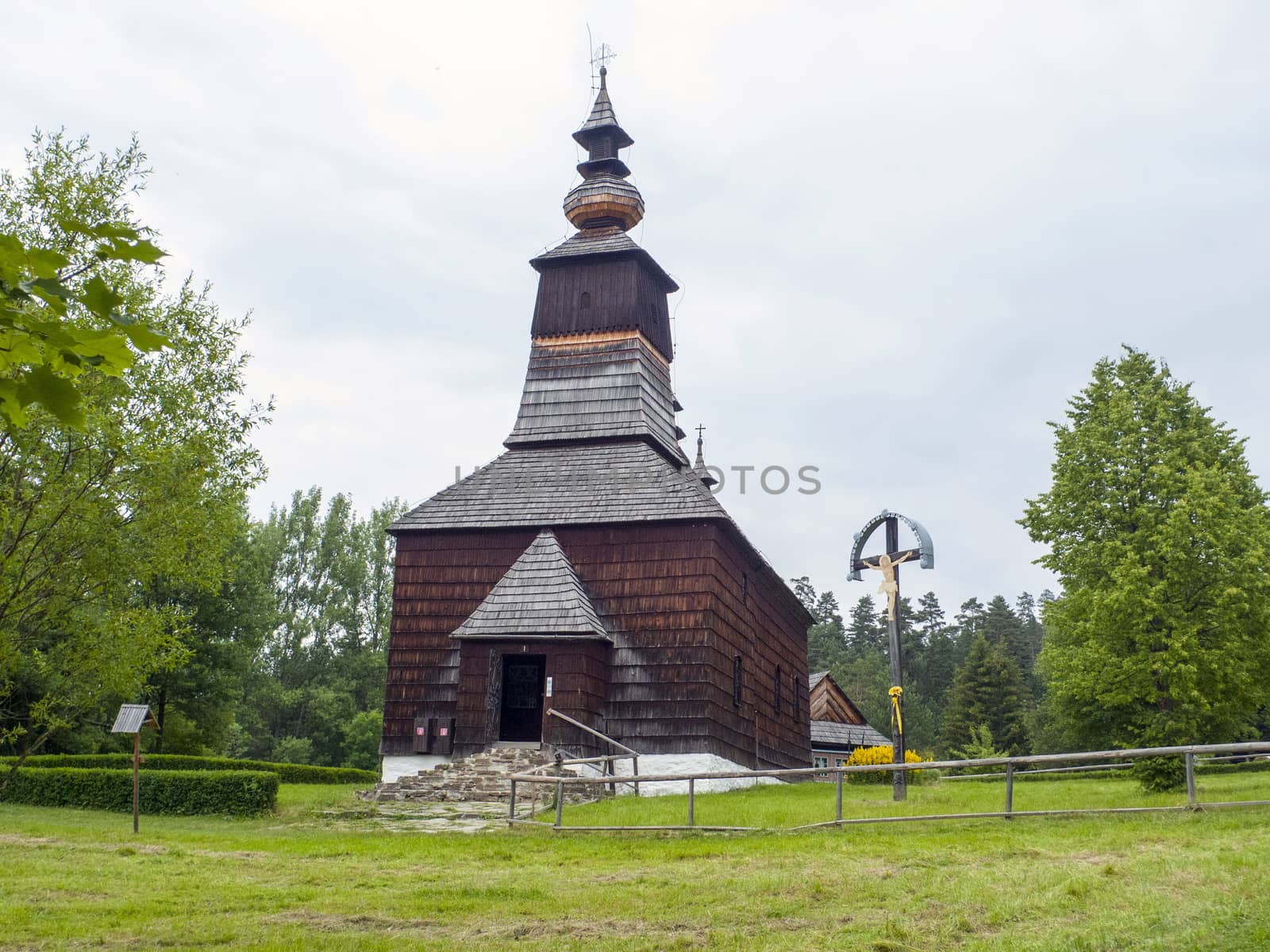 Wooden church, build in 1833, Slovakia